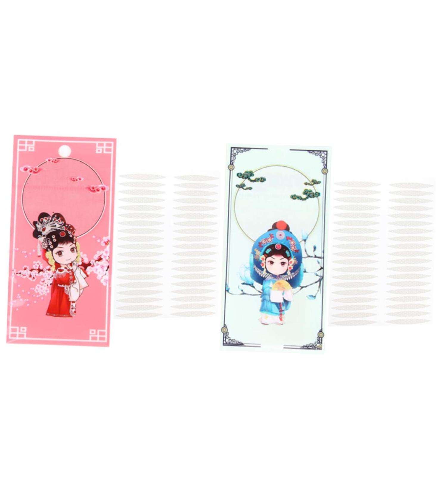 Housoutil Skull Hand Bracelet 2 sets Double Strips Hooded Eye Uneven Contour Sticker Waterproofs for Women Lid Tape Eyelids - Buy Online on GoSupps.com