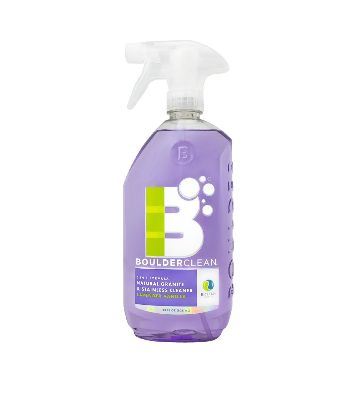 Boulder Clean Lavender Vanilla Granite & Stainless Steel Cleaner, 28 FZ