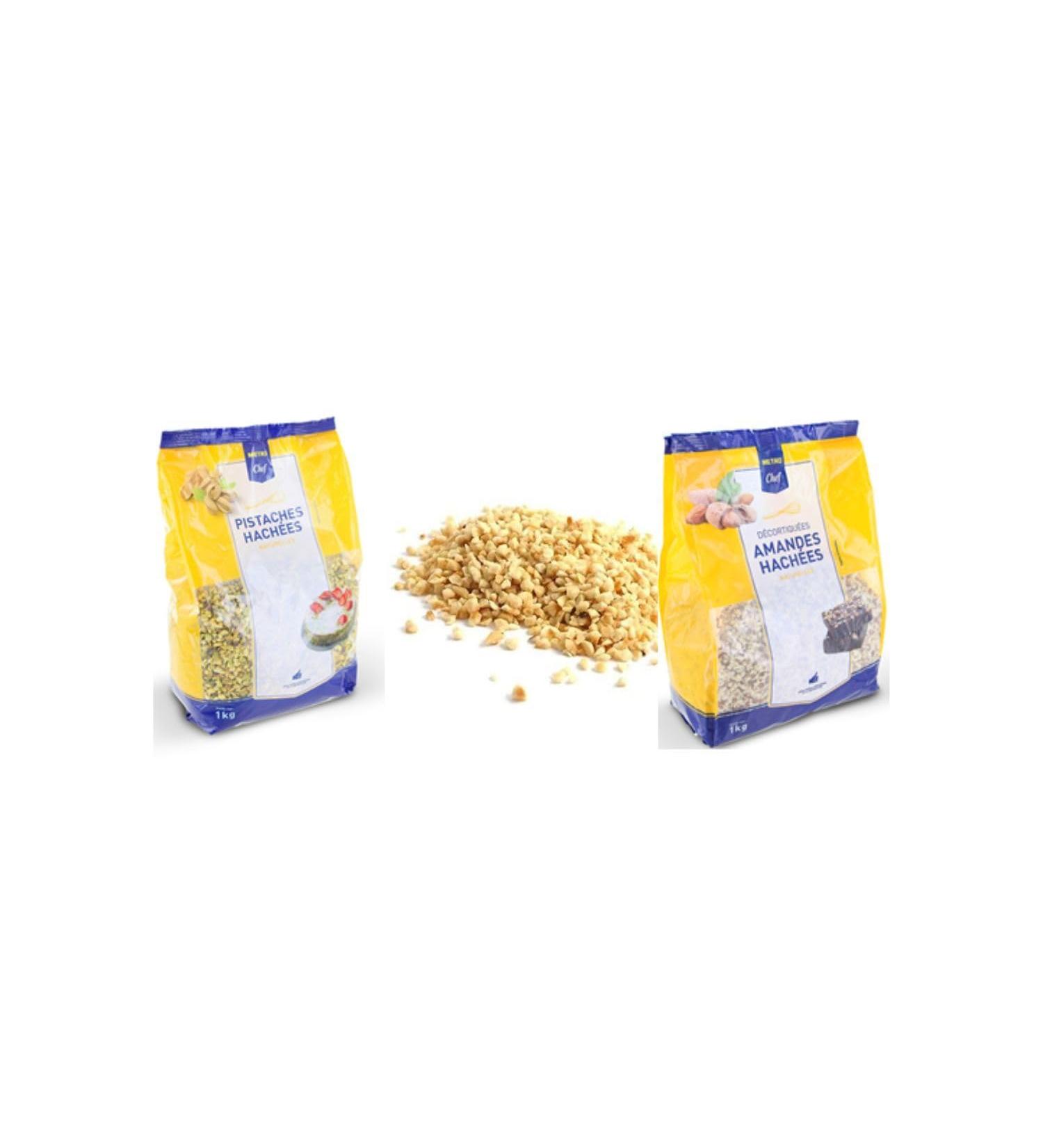 METRO Chef chopped: Pistachio - hazelnut - almond (1kg x3)