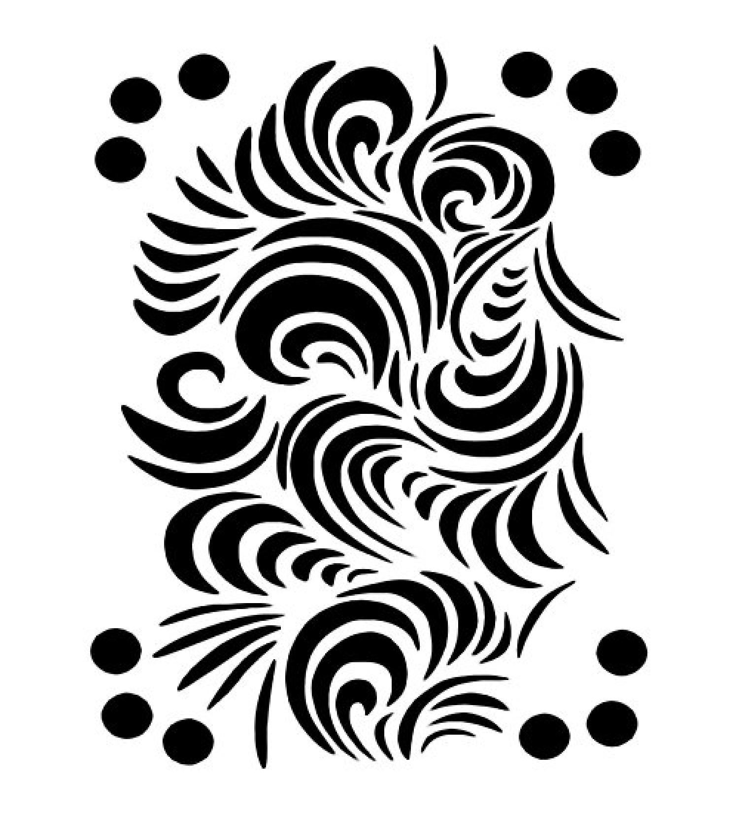 Eulenspiegel 109342 - Facepainting stencil - Infinity