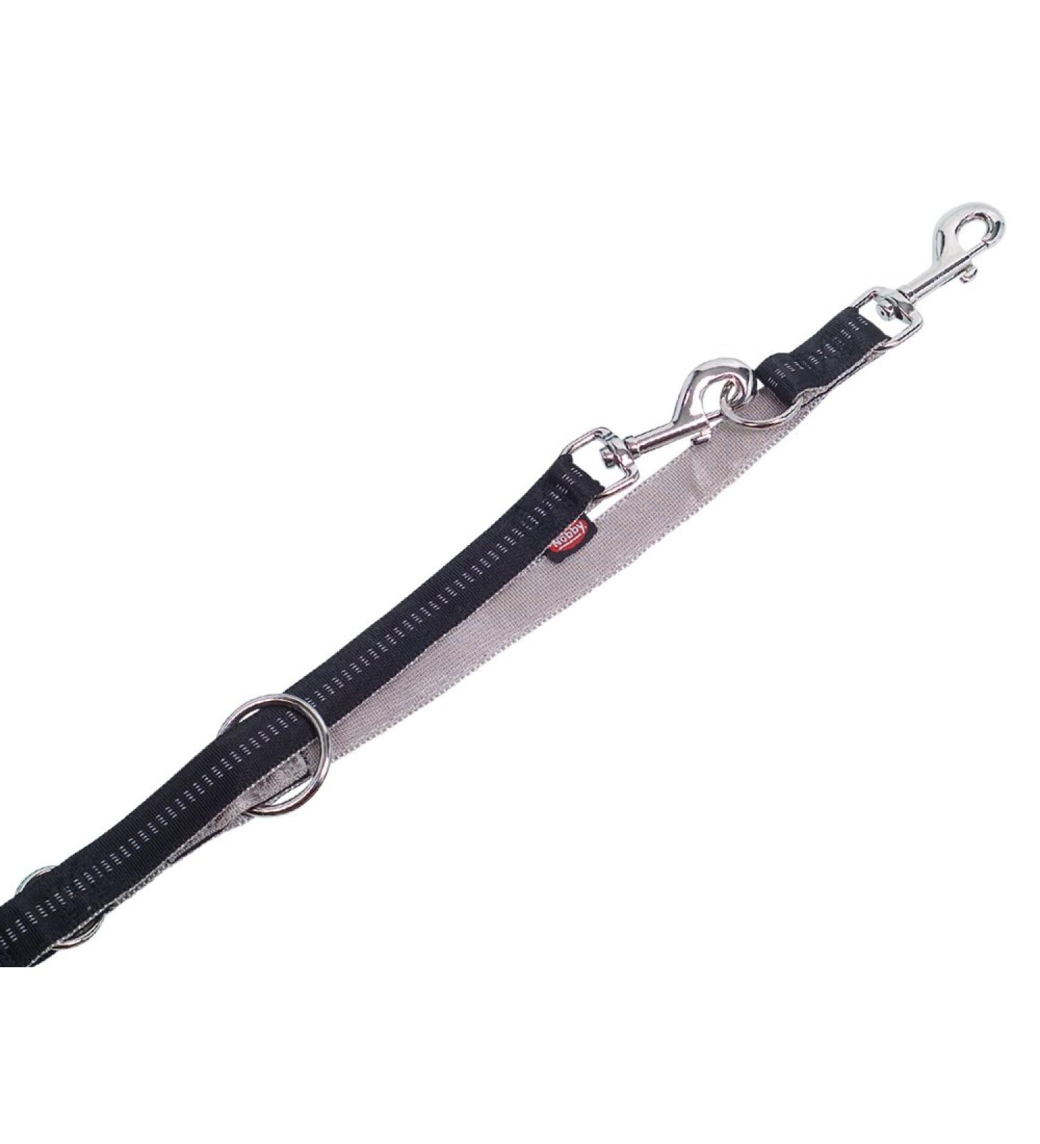 Nobby Soft Grip Leash - 200cm Black/Grey | Durable & Comfortable Dog Leash for International Shipping - Buy Online on GoSupps.com