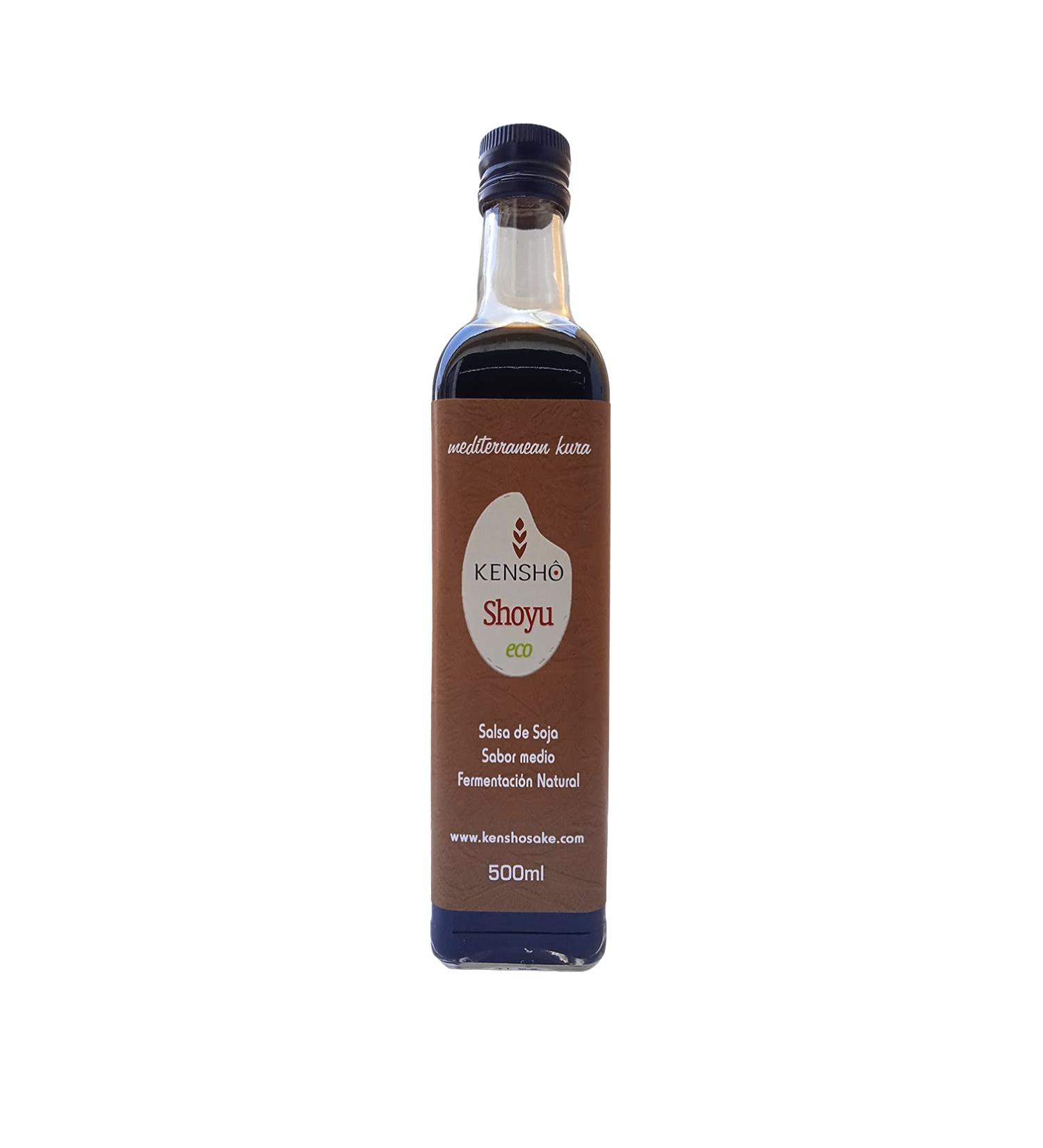  Kensho Kensho Soy Sauce | Eco-Friendly Shoyu | Naturally Fermented | 100% Soybeans | Japanese Recipes (500 ml) - Buy Online on GoSupps.com