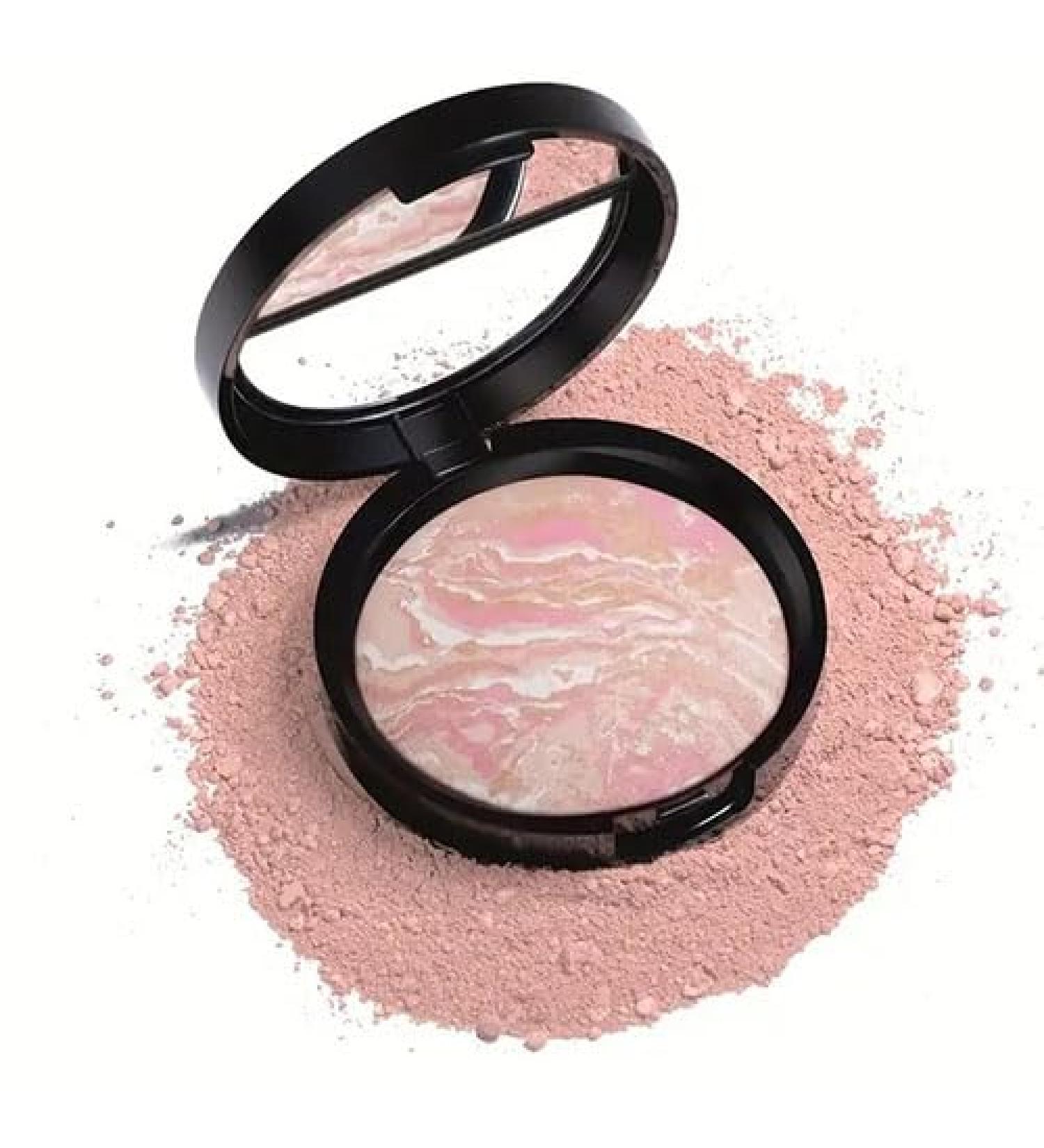 baked powder foundation primer or fixing powder for makeup blush color corrector baked face brightener hair contour highlighter filler powder - Buy Online on GoSupps.com