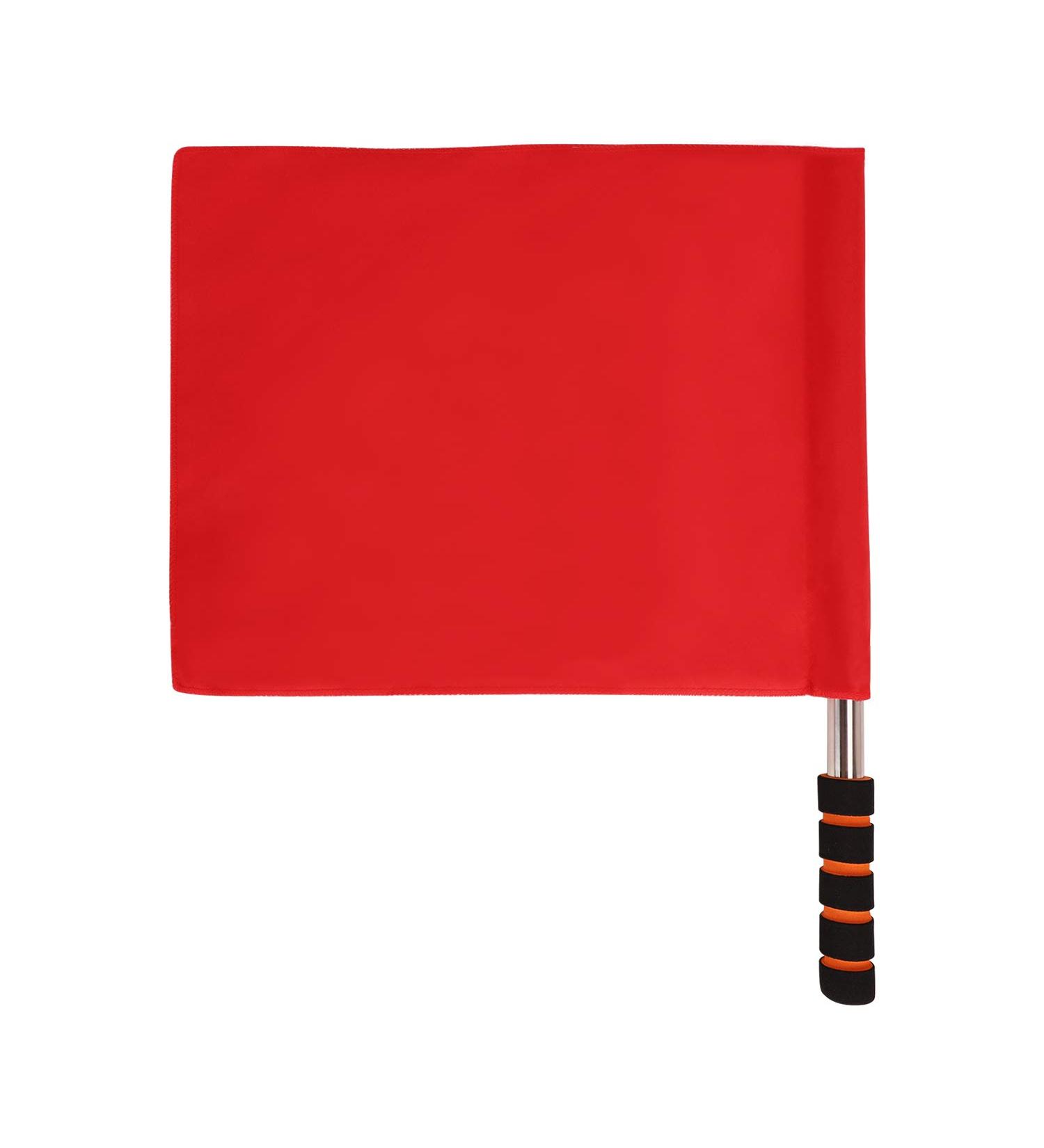 Volleyball Line Judge Flag Set | Sports Referee Flags with Stainless Steel Handle - Buy Online on GoSupps.com