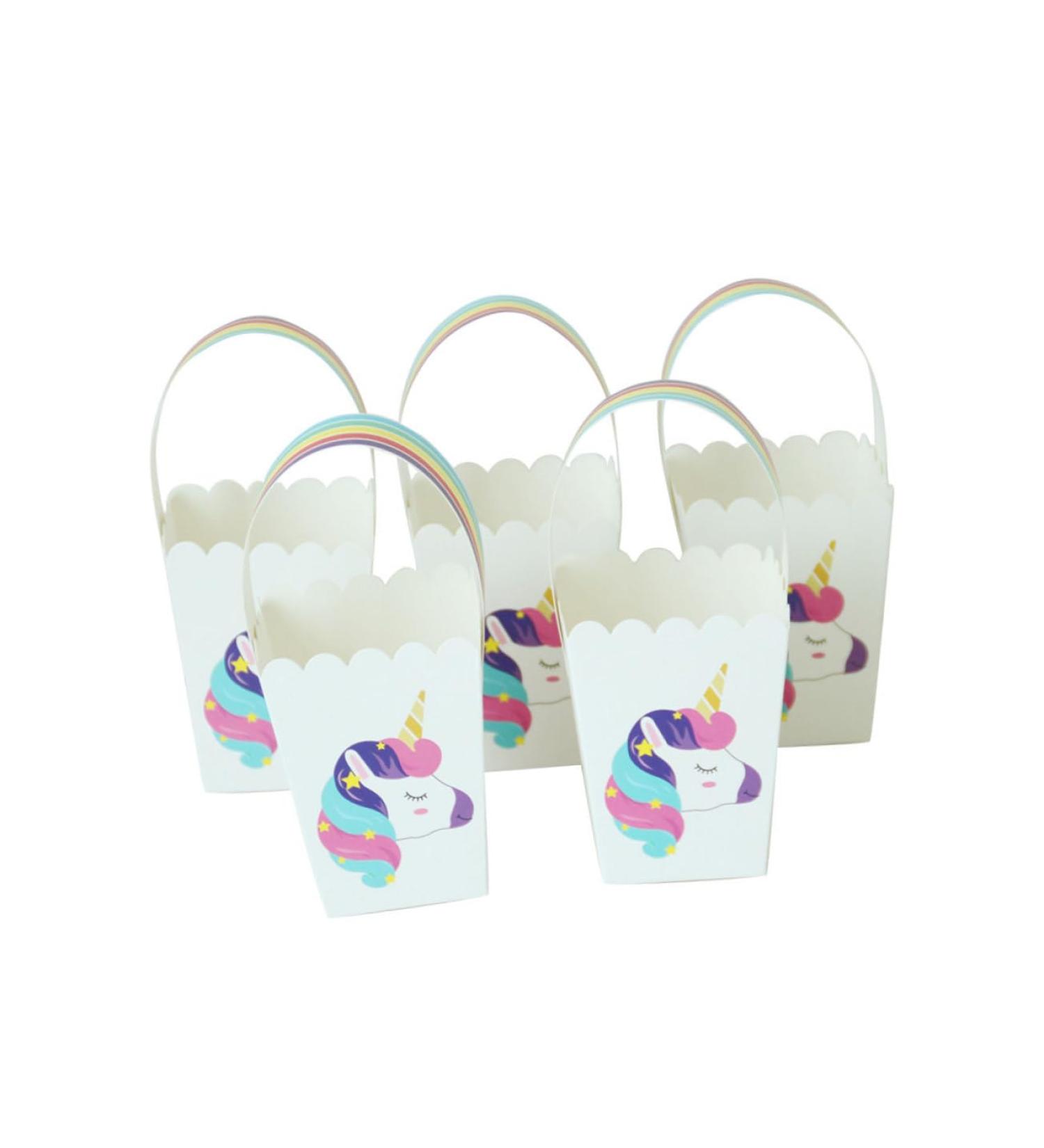 STOBAZA Birthday Bags 10pcs Bags Birthday Party Supplies Birthday Unicorn Bag Favors Bags Tote Bag Wavy Pattern - Buy Online on GoSupps.com
