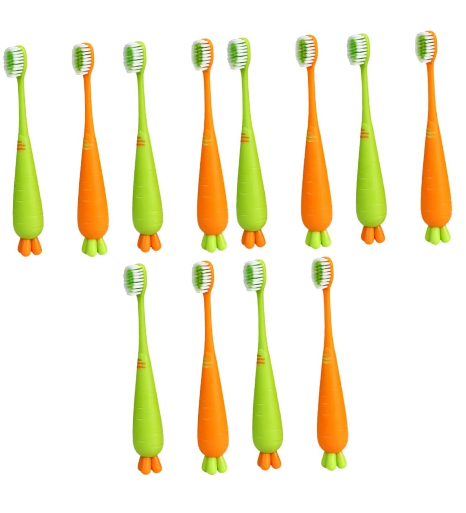 Fomiyes 12 Pack Travel Toothbrushes for Kids | Ergonomic Soft Bristle Children s Toothbrushes - Gentle Oral Care - Buy Online on GoSupps.com