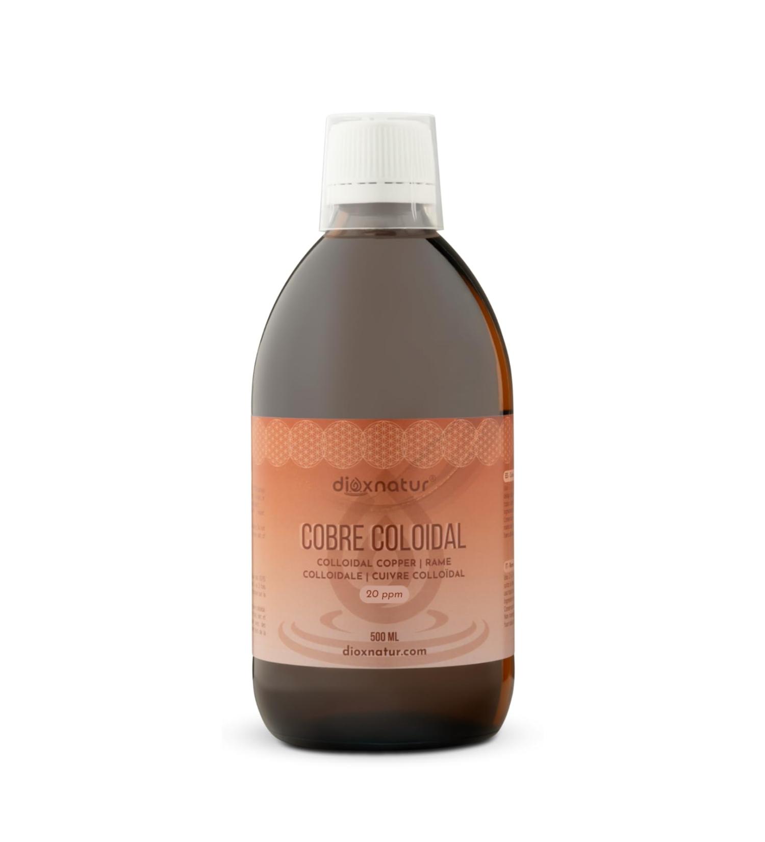  Dioxnatur DIOXNATUR Colloidal Copper 500ml - Liquid Solution 20ppm - 99.99% Pure Copper - Buy Online on GoSupps.com