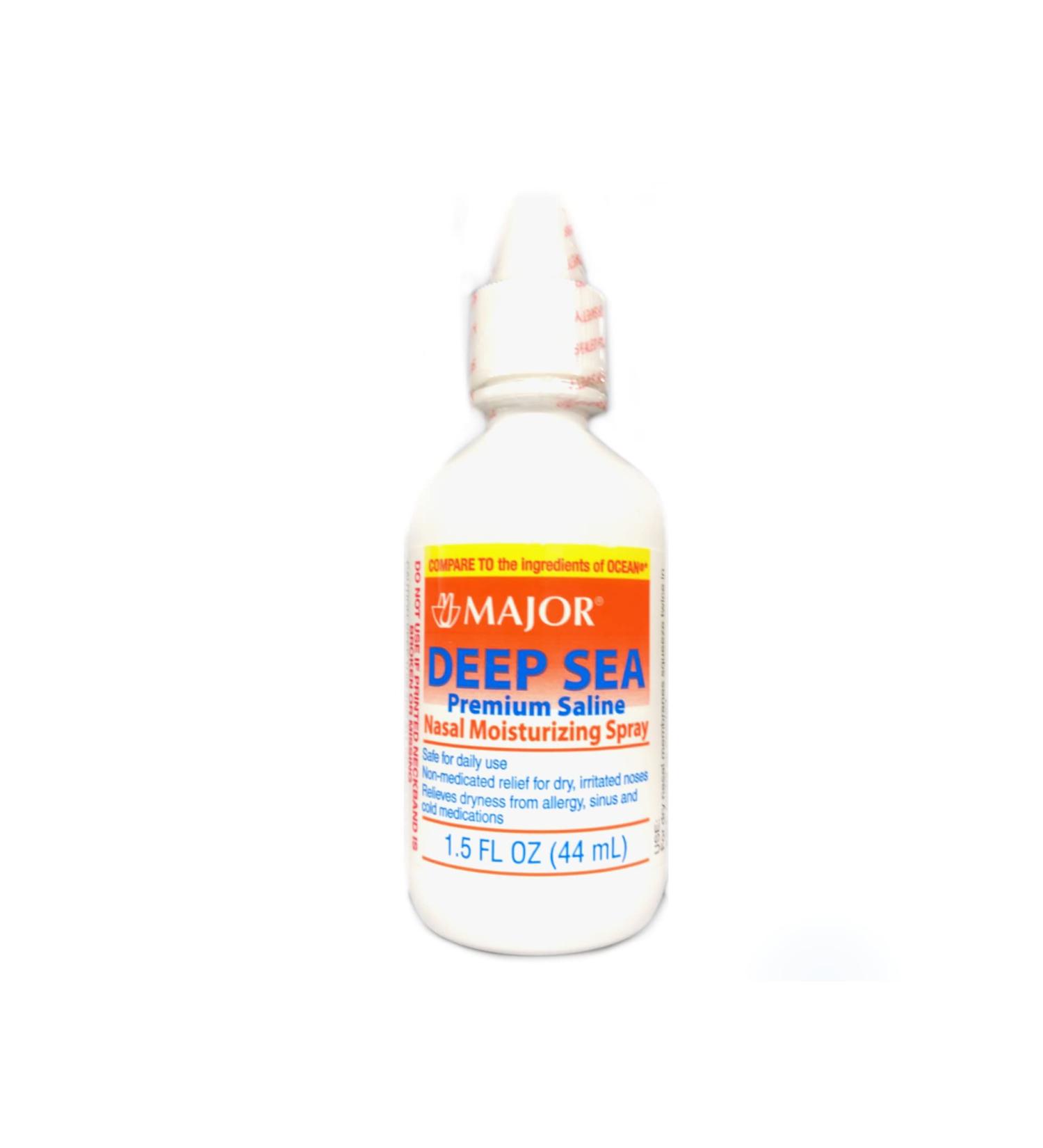 Deep Sea Saline Nasal Moisturizing Spray - 1.5oz Bottle - Buy Online on GoSupps.com