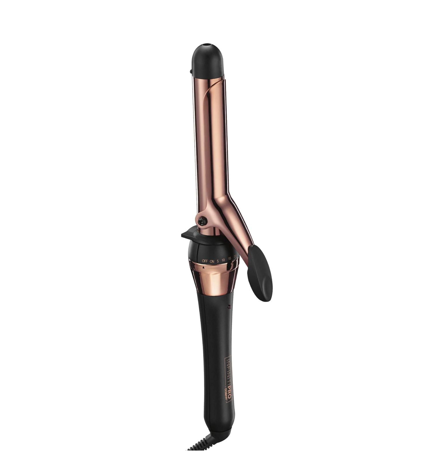 INFINITIPRO BY CONAIR 1-Inch Rose Gold Titanium Curling Iron for Classic Curls - Ideal for Short, Medium, and Long Hair - Buy Online on GoSupps.com