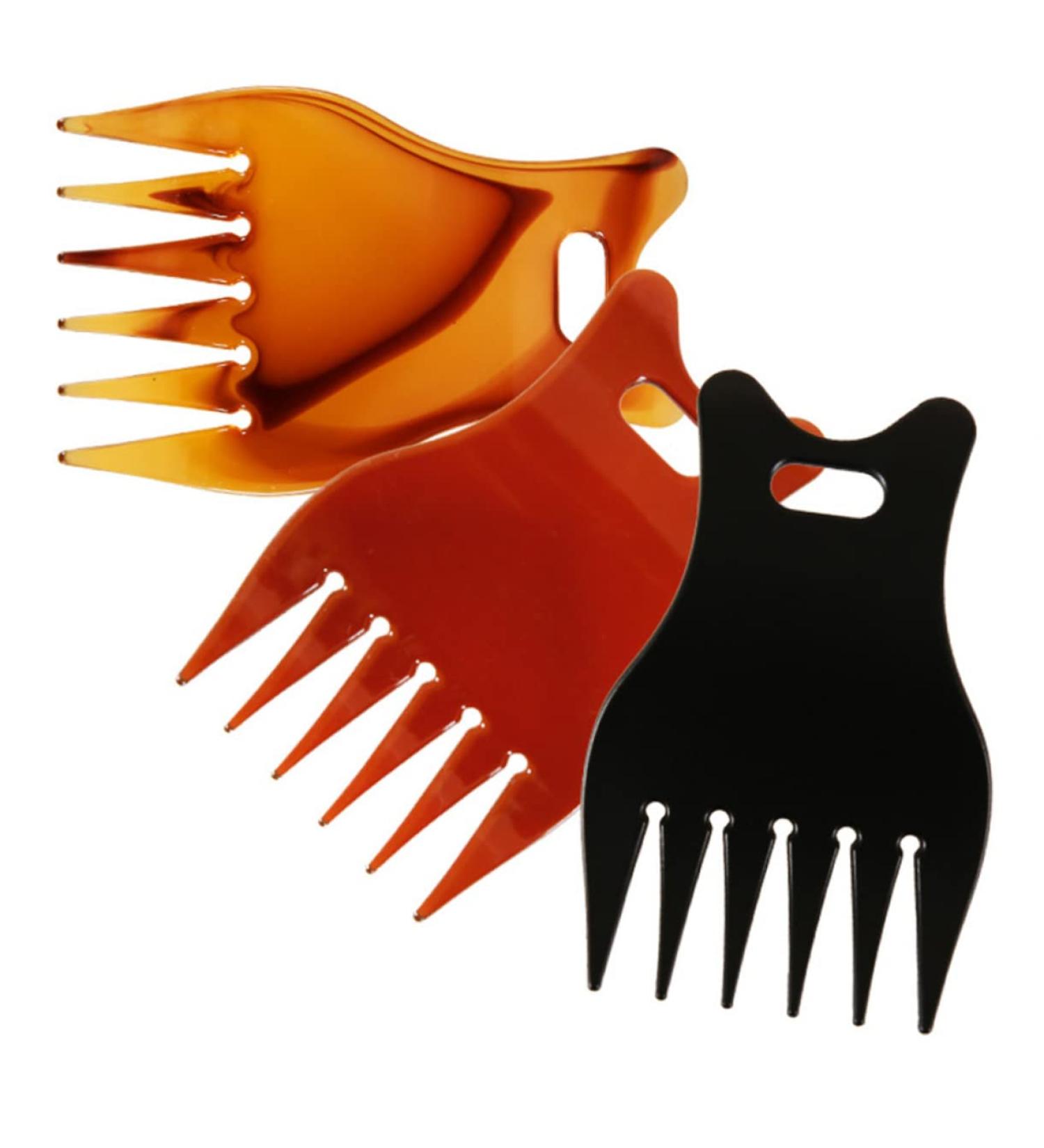 LALAFINA 3pcs Tortoise Comb Wide Mens Combs Mens Hair Styler Comb Hair Brush for Men Flattop Blending Comb Detangling Comb Barber Styling Tool Hair Pick Comb Salon Comb Oil Head Various Man - Buy Online on GoSupps.com