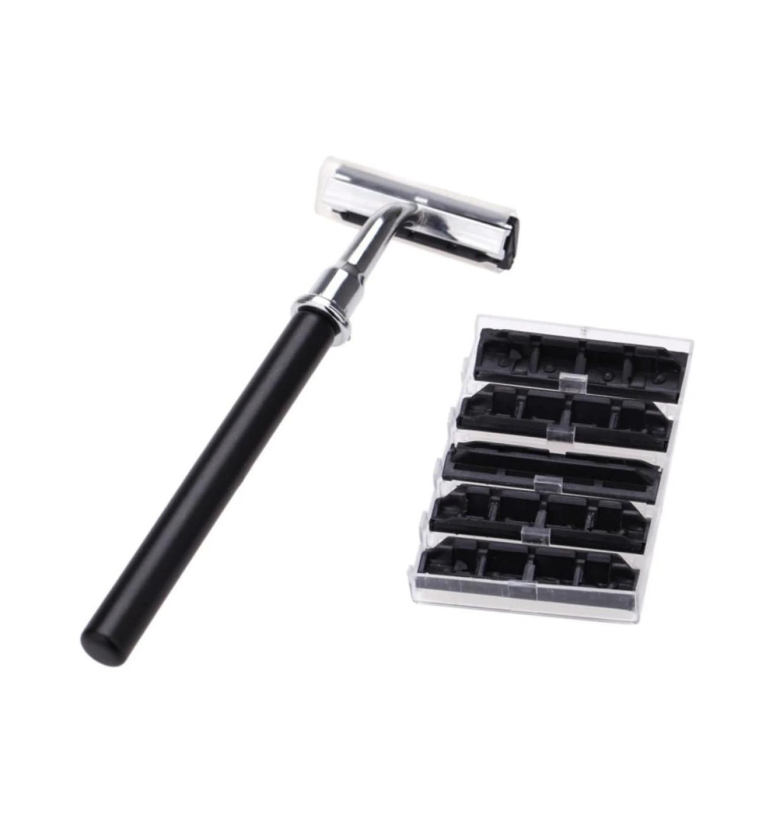 Ipetboom Hand Shaver Kit - Premium Men's Razor Blades & Shaving Brush for a Close Shave - Perfect for International Shipping - Buy Online on GoSupps.com