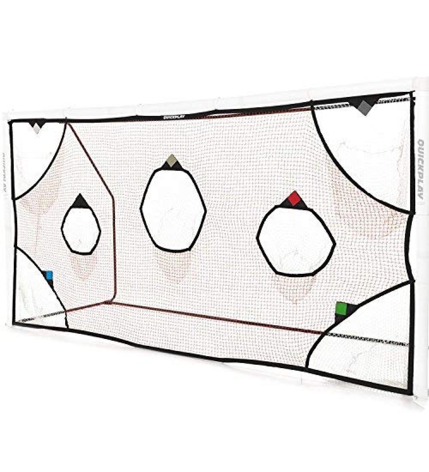 QuickPlay PRO Soccer Goal Target Net - 12x6' with 7 Scoring Zones for Shooting Practice - Buy Online on GoSupps.com