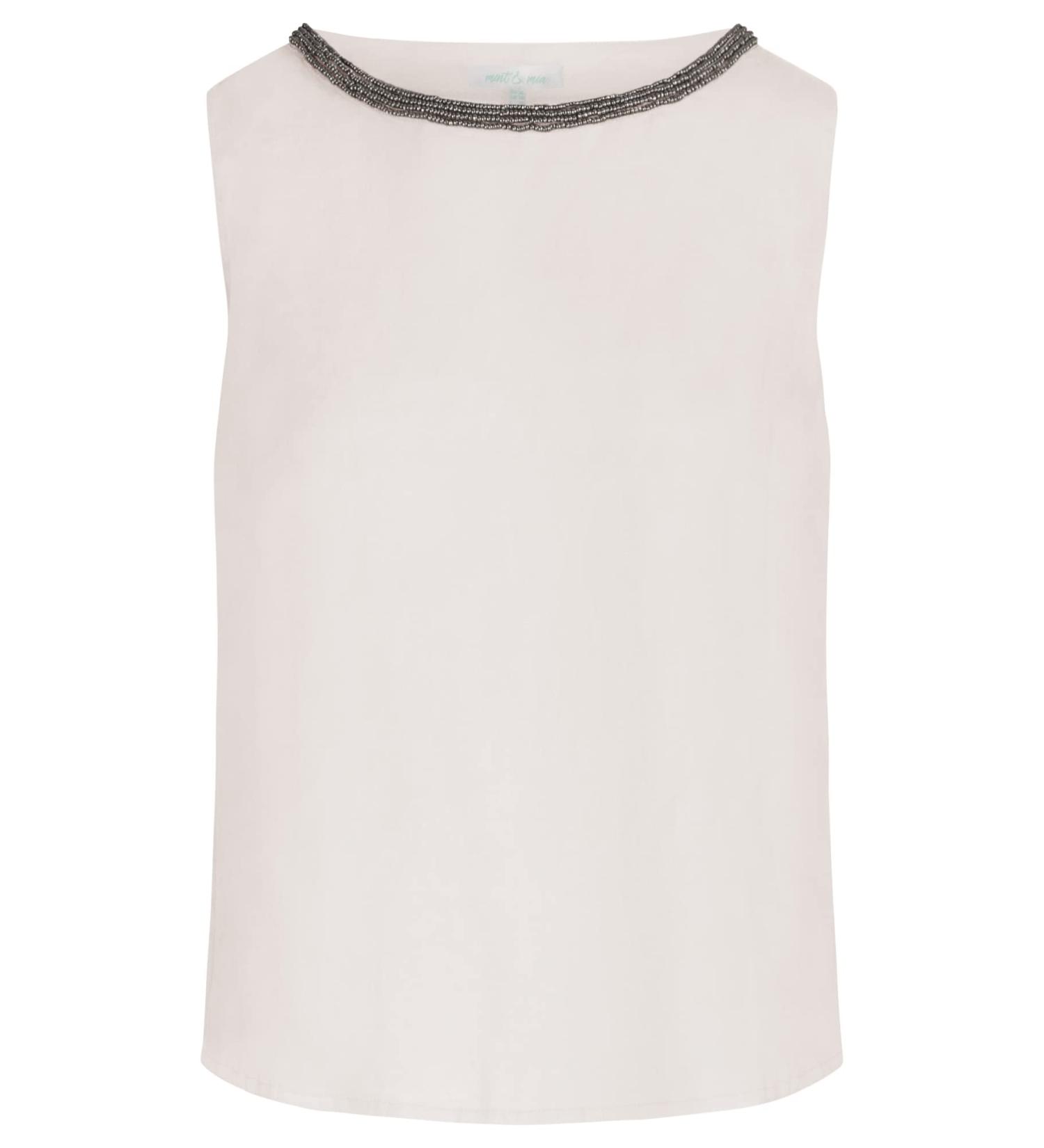Mint & Mia Women's Woven top 44 Milk