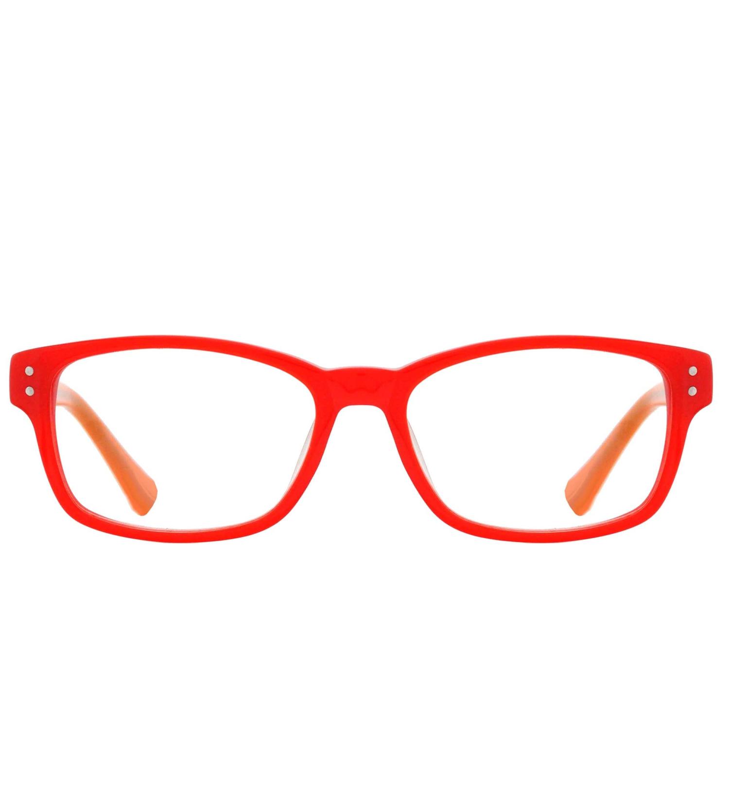 Corinne McCormack Mod EDIE CORAL ORANGE 52/18/140 Reading Glasses Unisex +2.00