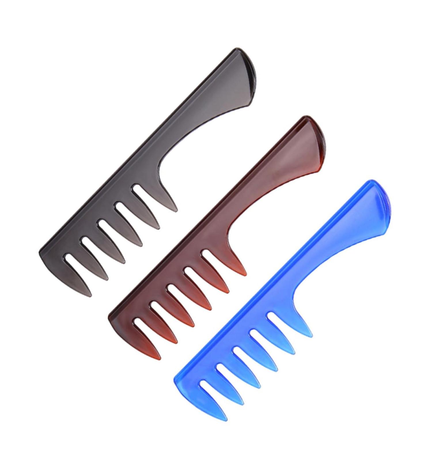 minkissy 3pcs Hair Spary Comb Hairdressing Accessories Fork Comb Hair Comb Combs Styling Comb for Men Plane Man Big Back M As Shown - Buy Online on GoSupps.com