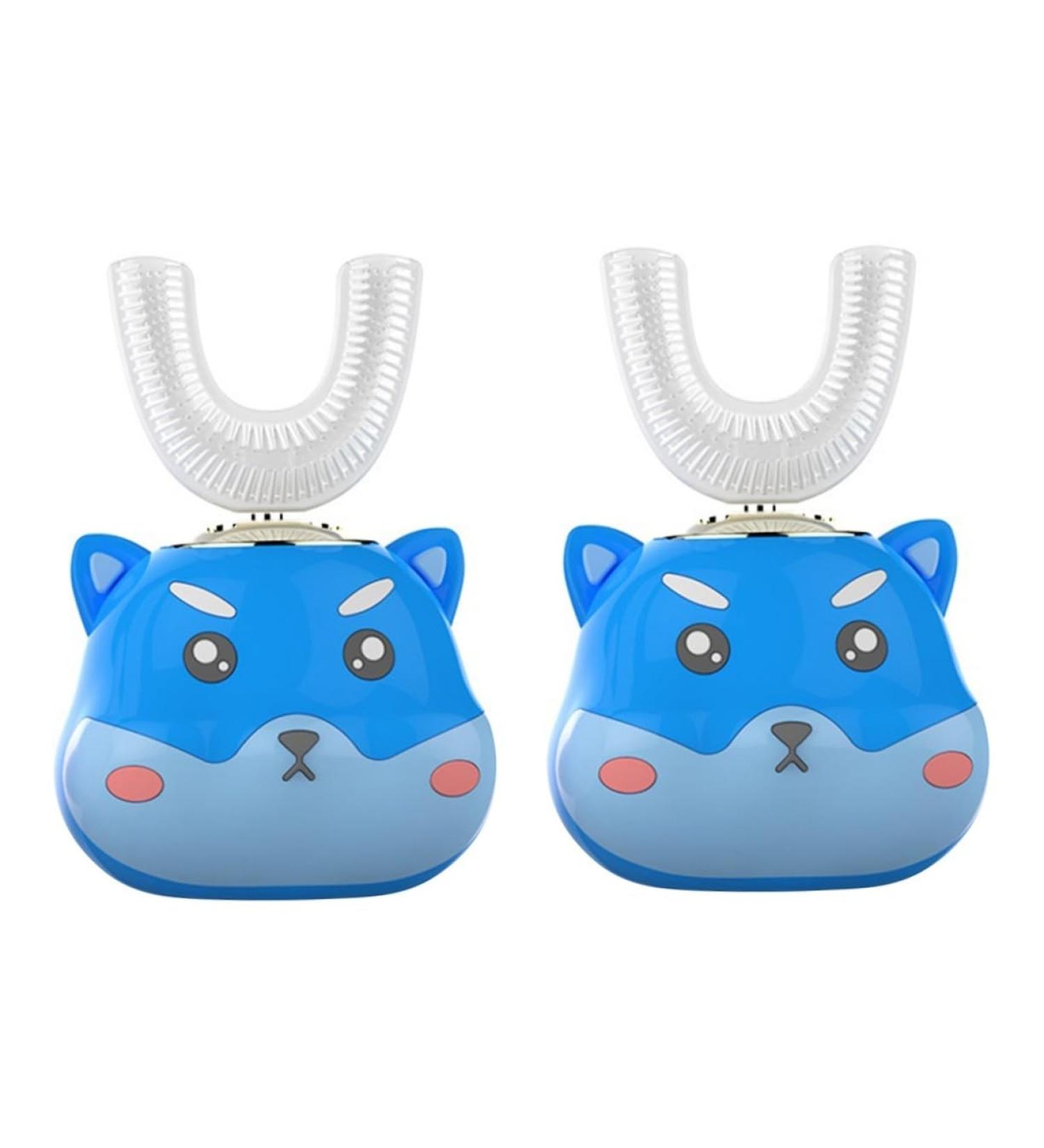 FRCOLOR Kids Electric Toothbrush Sets - U-Shape Smart Safety Toothbrush for Children - Buy Online on GoSupps.com
