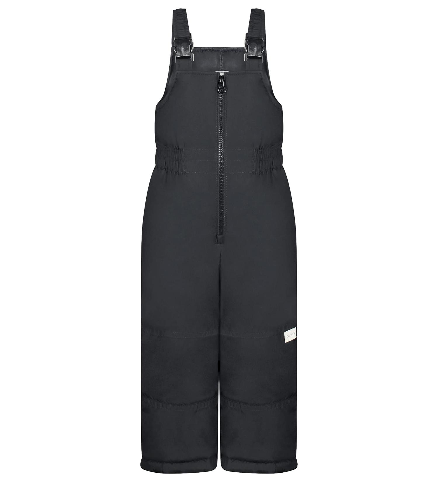 Carter's Boys Snow Bib Ski Pants Snowsuit 7 Charcoal Grey