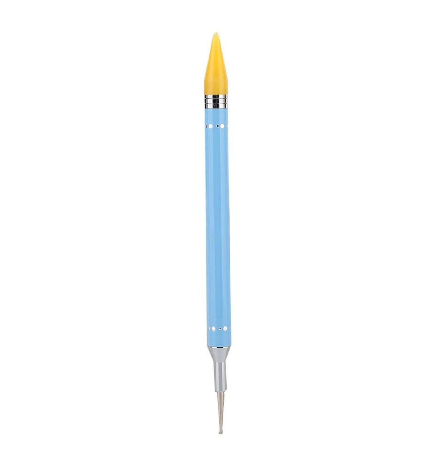 Double-Ended Pointing Drawing Pencil - Sweetness Color Nail Wax-Stone Tool for Easy Nail Art - Blue Marble Manicure Tool - Buy Online on GoSupps.com