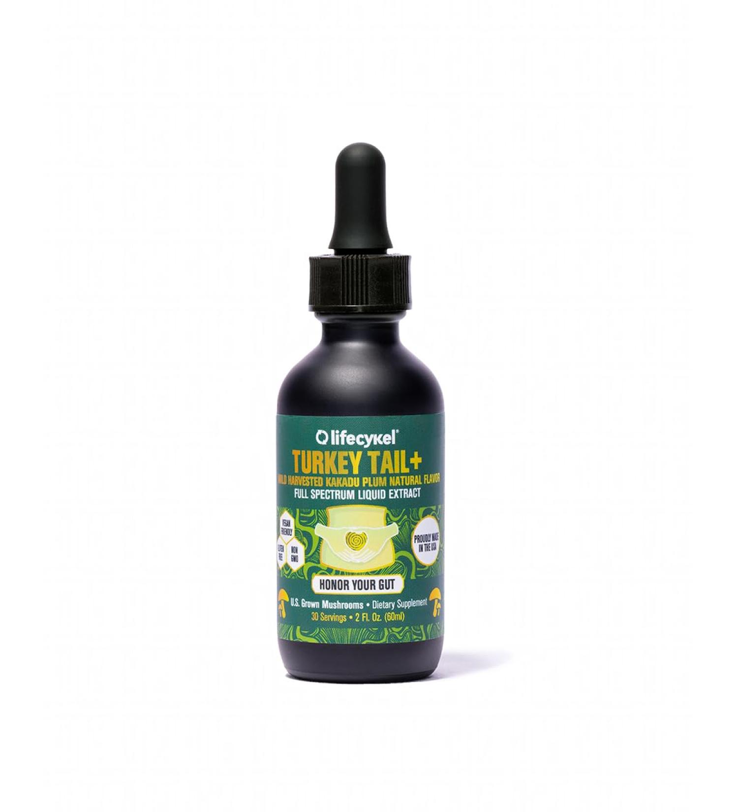 Life Cykel -Turkey Tail Mushroom Liquid Extract Kakadu Plum- 100% Organic Turkey Tail Mushrooms-Immune Support Supplement Immune Defense Antioxidants Vitamin C Made in US 2 Fl oz(Packaging May Vary) 2 Fl Oz (Pack of 1) - Buy Online on GoSupps.com