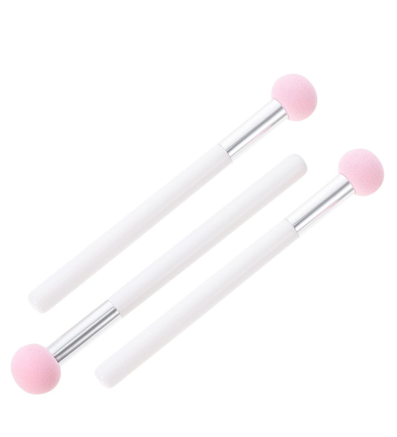 FRCOLOR 3pcs Small Mushroom Head Sponge Applicator - Non-Latex Beauty Makeup Sponge with Handle for Flawless Foundation - Buy Online on GoSupps.com