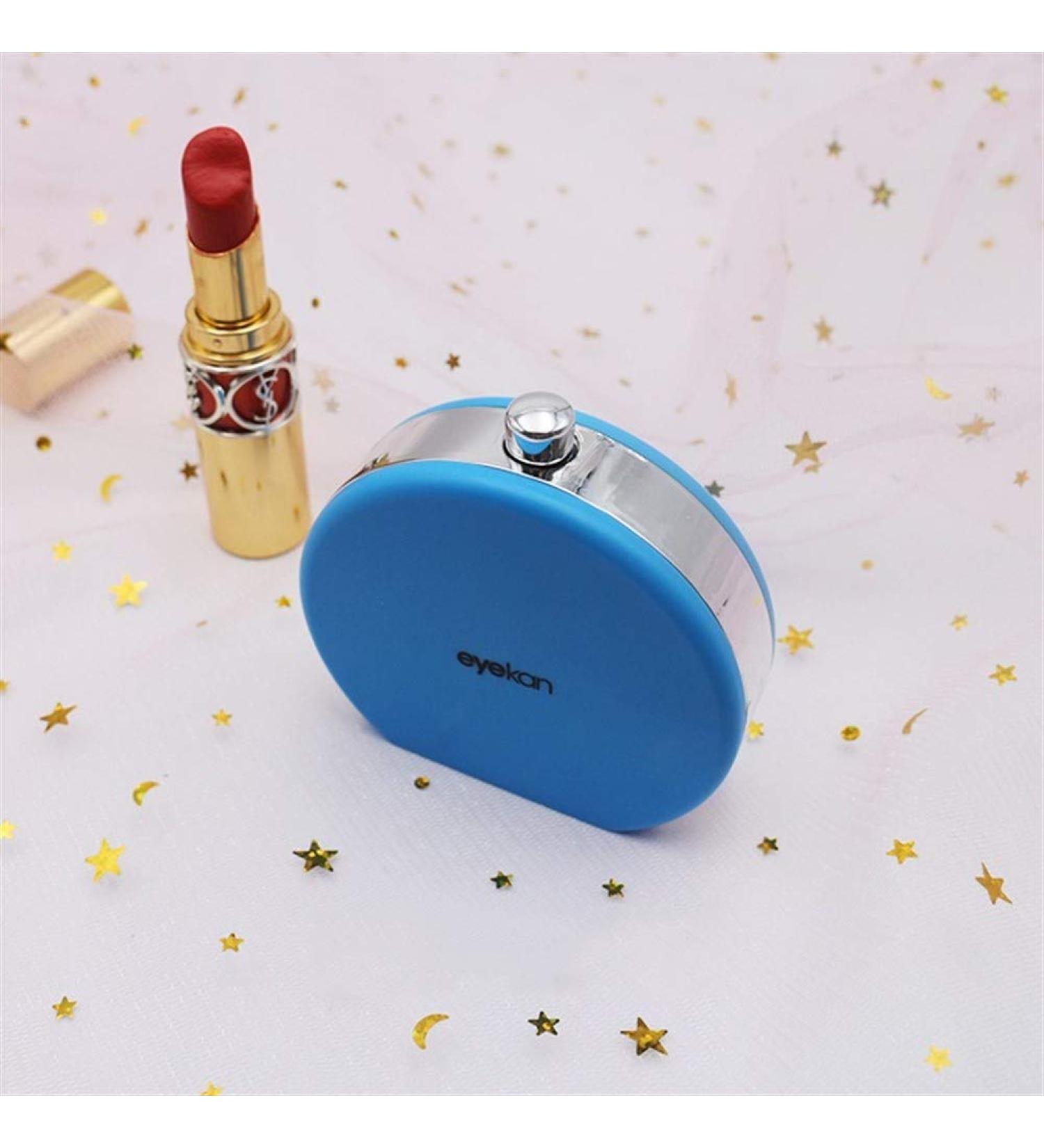 Elegant Contact Lens Case Can Accommodate 2 Eye Lens Cases Small and Convenient Contact Lens Travel Case for Storage Box with Tweezers Wearing Stick Personality (Color : Blue) - Buy Online on GoSupps.com