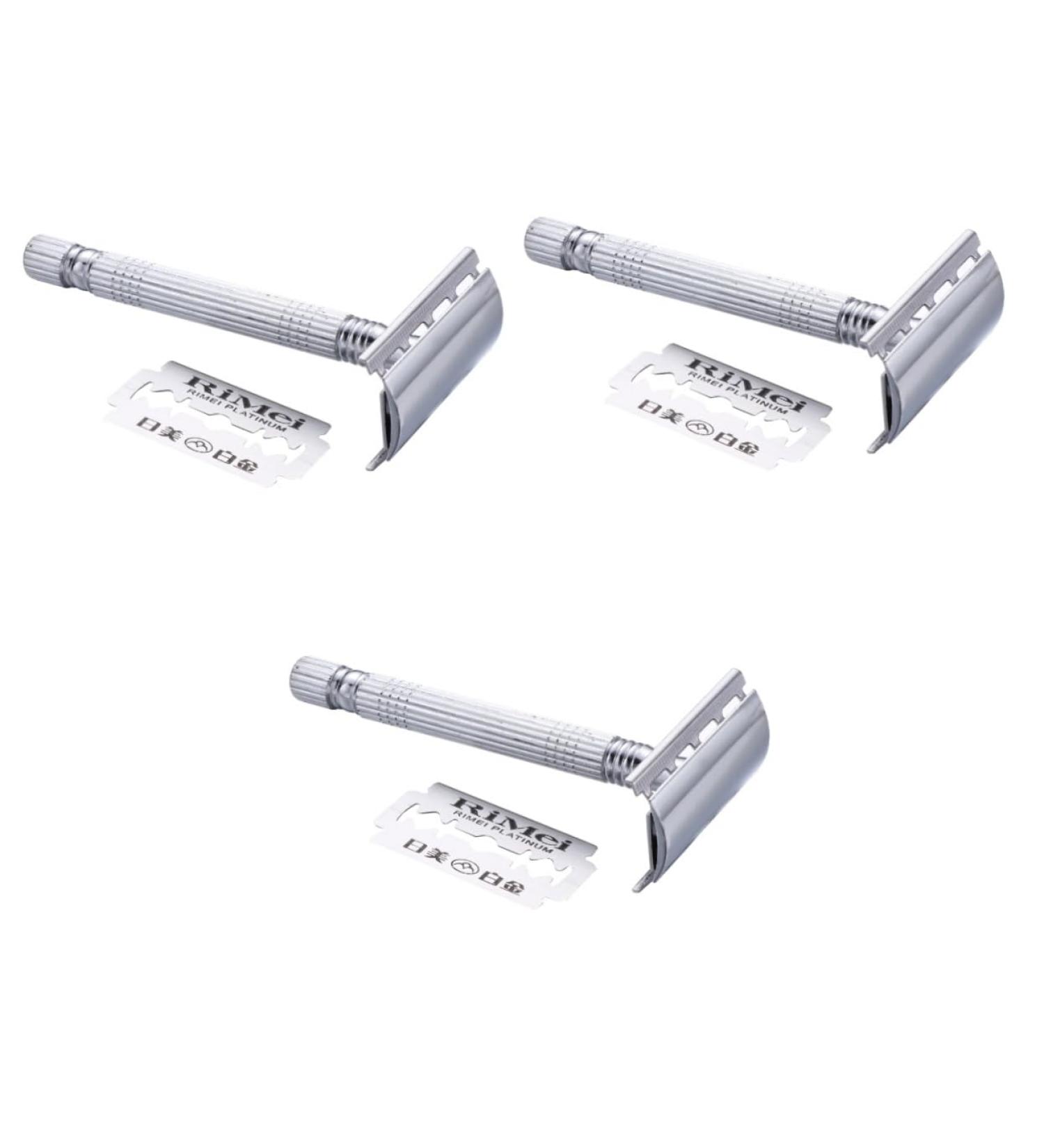 Buy Healifty 3pcs Double Razor Set - Manual Blades for Smooth Shaving | International Shipping Available! - Buy Online on GoSupps.com