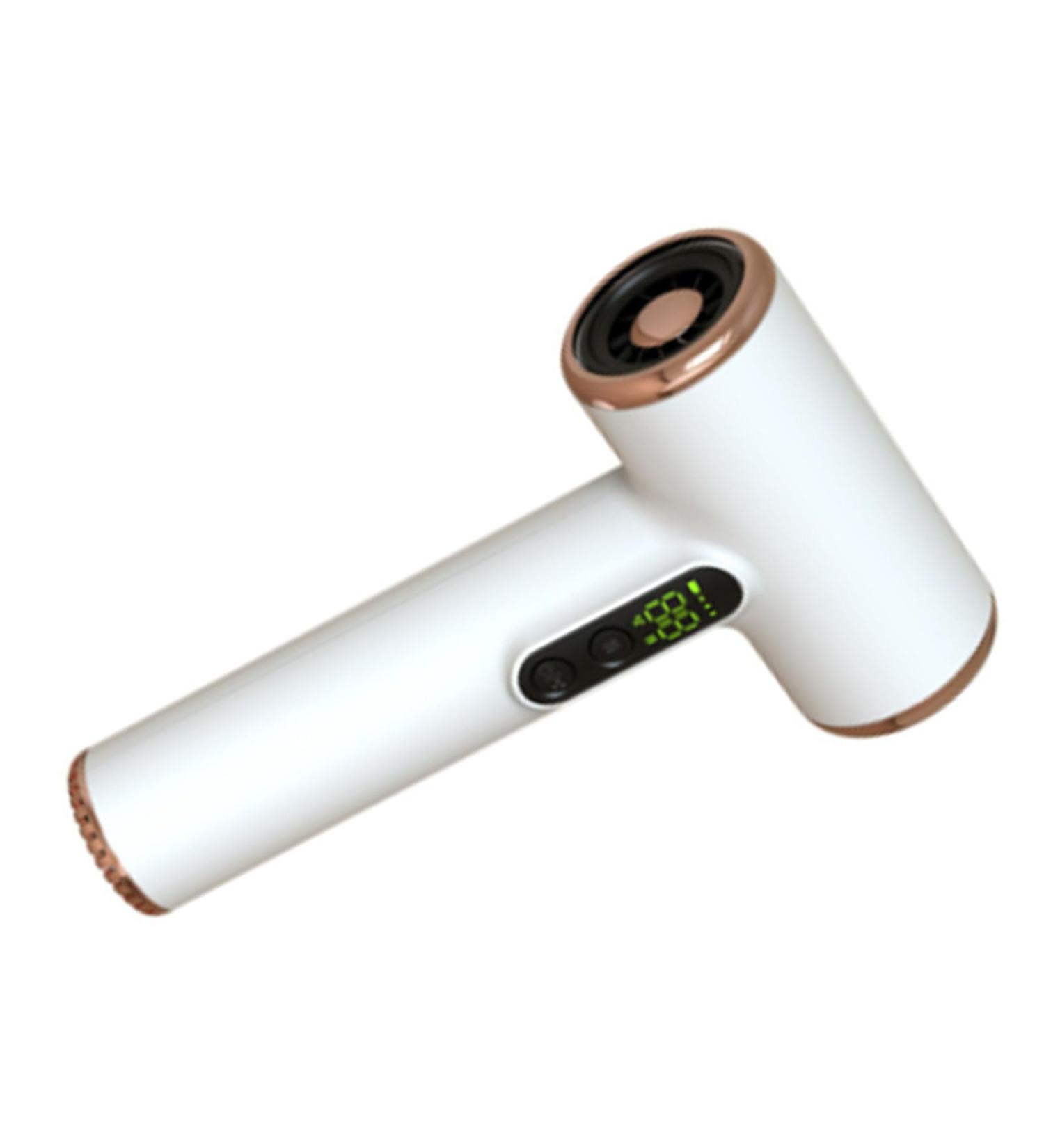 Cordless Hair Dryer Portable Low Noise 3 Gears Speed Adjustable Rechargeable Hair Care Dryer Suitable for Dorm Room Library Outdoor Camping - Buy Online on GoSupps.com