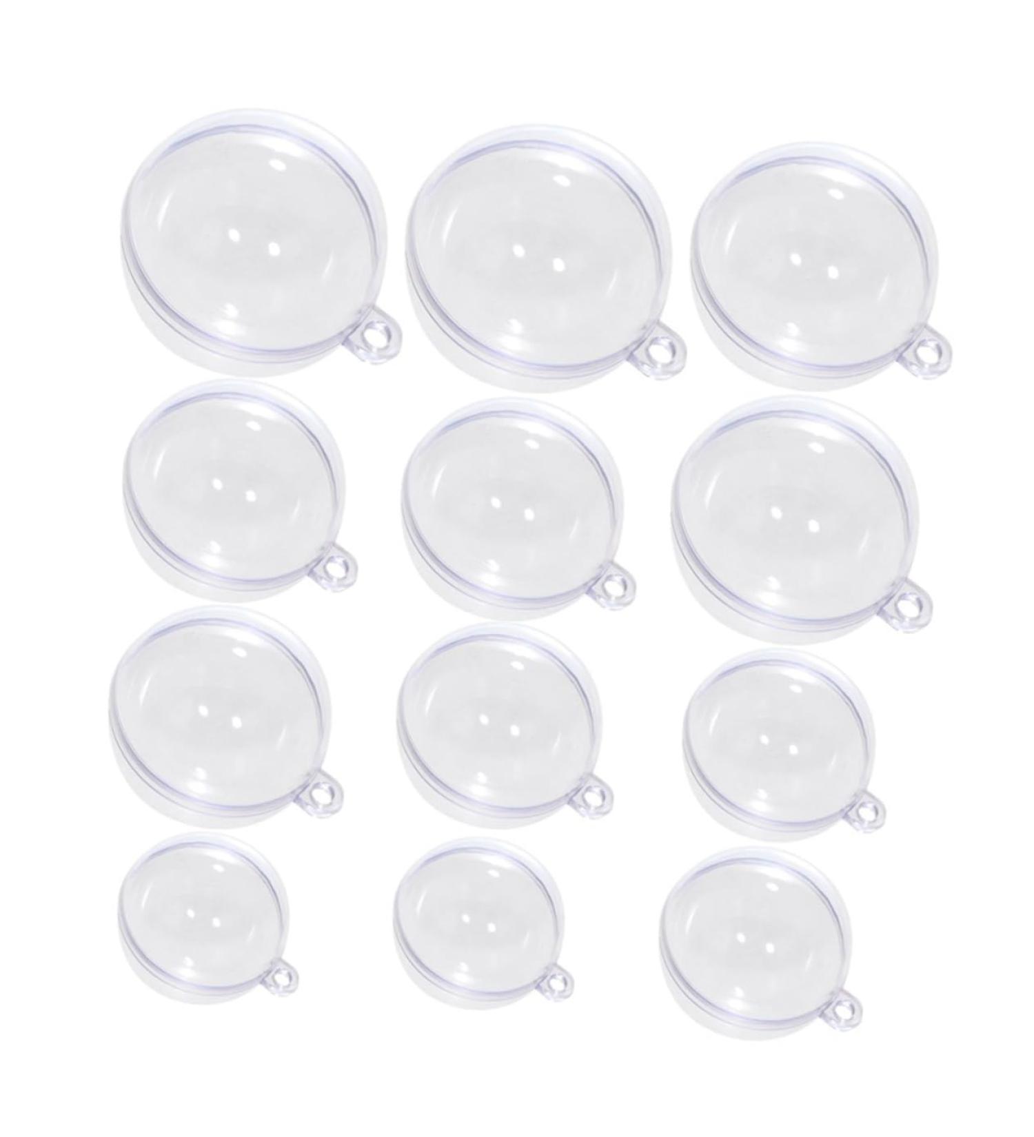 Cabilock Decor 12pcs Christmas Decorations Fillable Christmas Ornaments Transparent Hanging Ball Lob Candy Box Clear Bath As Shown Size 1 - Buy Online on GoSupps.com