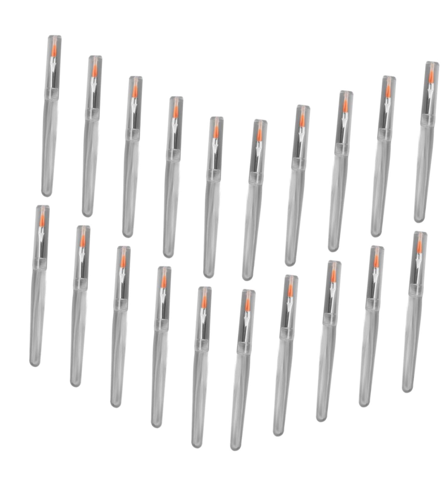 NOLITOY 20pcs Makeup Brush Set with Cover | Lipstick & Eye Makeup Brushes | Glossy Lip Applicator & Balm | High-Quality Synthetic Fiber - Buy Online on GoSupps.com