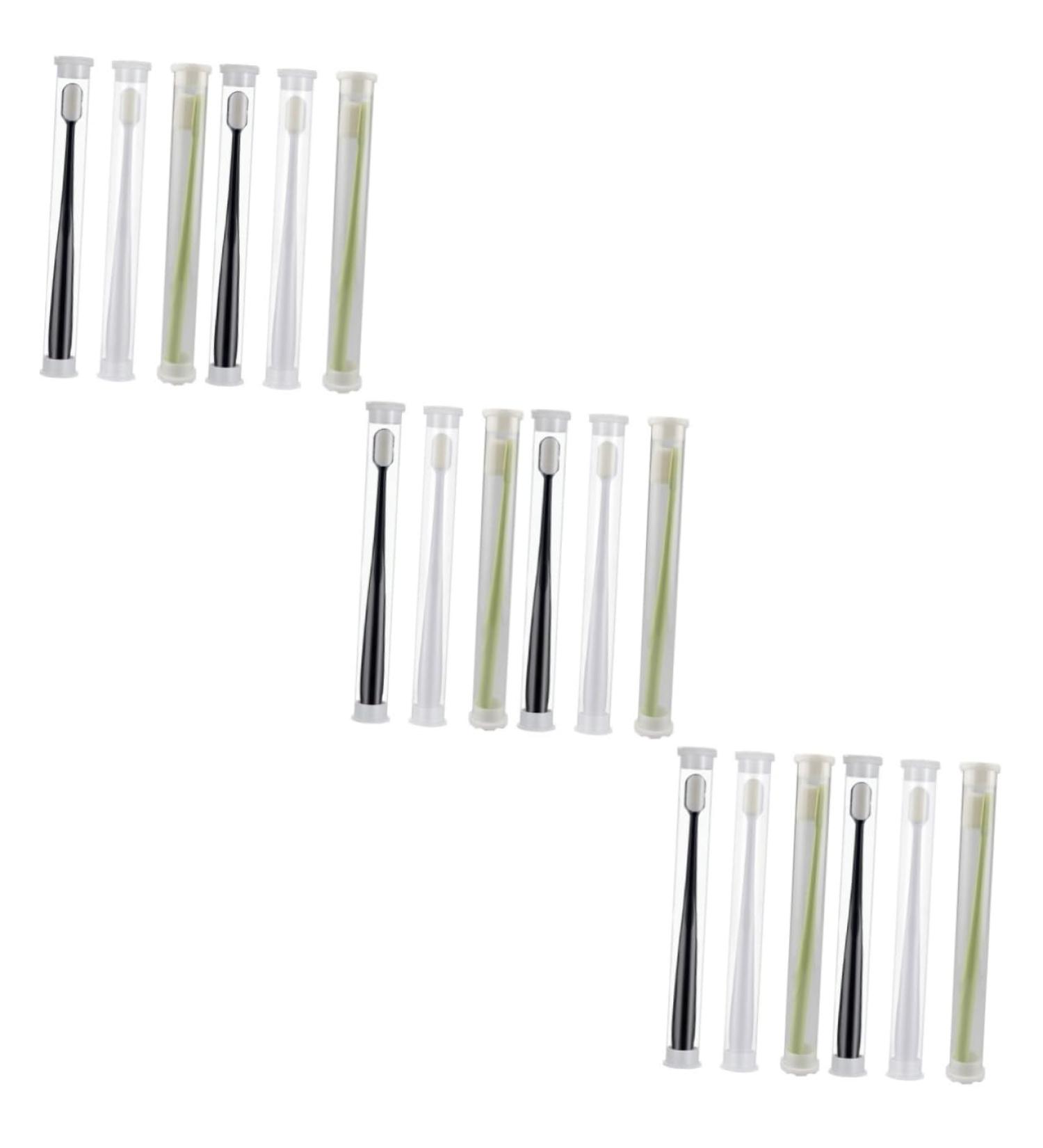 Minkissy 18 STK Nano Toothbrush Set for Pregnant Women | Japanese Oral Care Tools | ABS Household Accessories for Tooth Cleaning - Buy Online on GoSupps.com