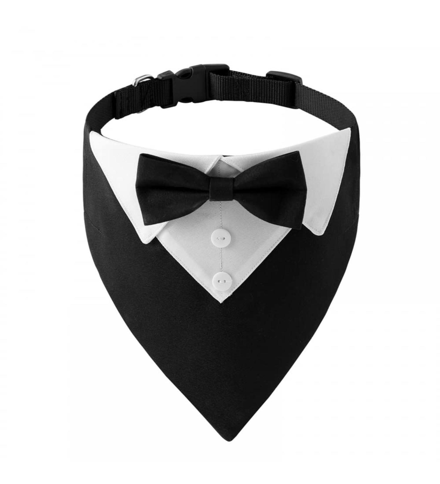 Dongker Adjustable Dog Smoking Bandana Collar | Wedding & Halloween Costumes for Small Medium & Large Dogs - Buy Online on GoSupps.com