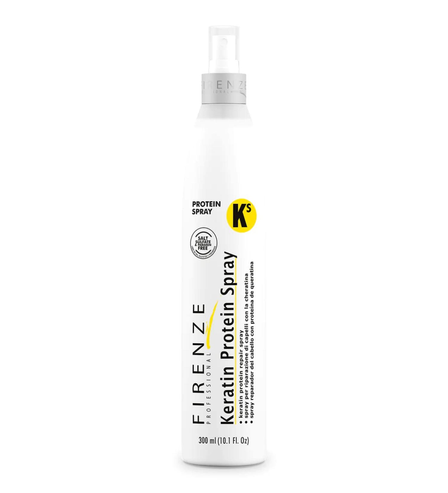 Keratin KS Protein Repair Spray 300ml/10.1fl Oz- Free Starry Lip Plumping Gloss 10 ml - Buy Online on GoSupps.com