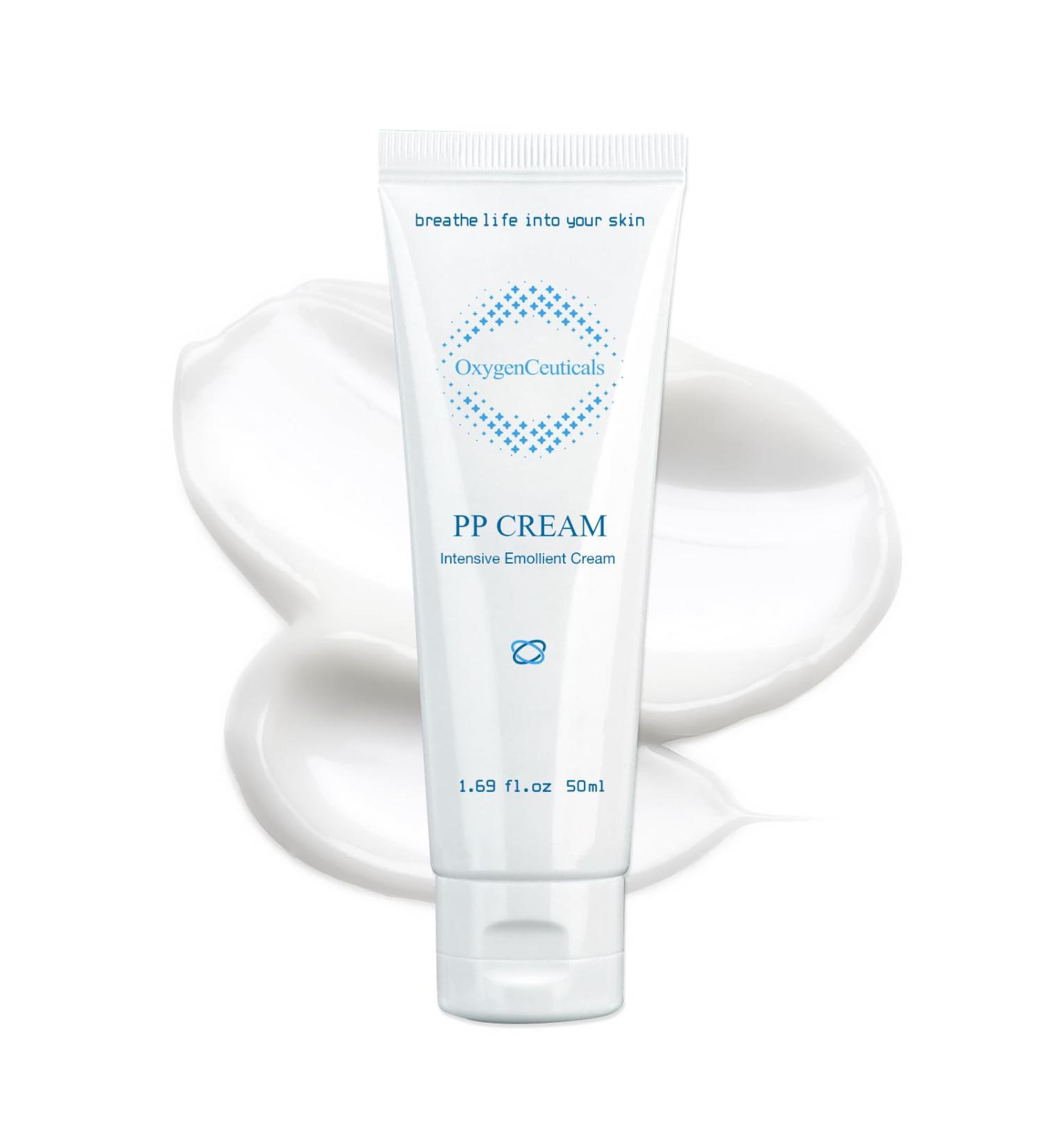 OxygenCeuticals PP Cream Recovery Cream with Palmitoyl Tripeptide-5, Niacinamide & Adenosine, Moisturizing & Skin Barrier Support for Sensitive Skin. 1.69 fl.oz (50ml) - Buy Online on GoSupps.com