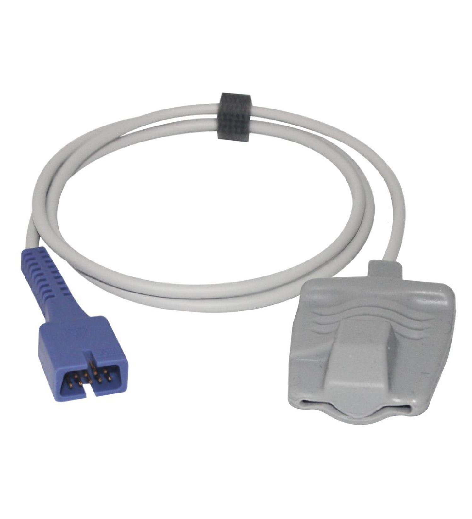 Compatible Nellcor SpO2 Sensor for Adults - Soft 3.2 ft Cable 9 Pins Connector FDA/CE Approved | Fast International Shipping - Buy Online on GoSupps.com
