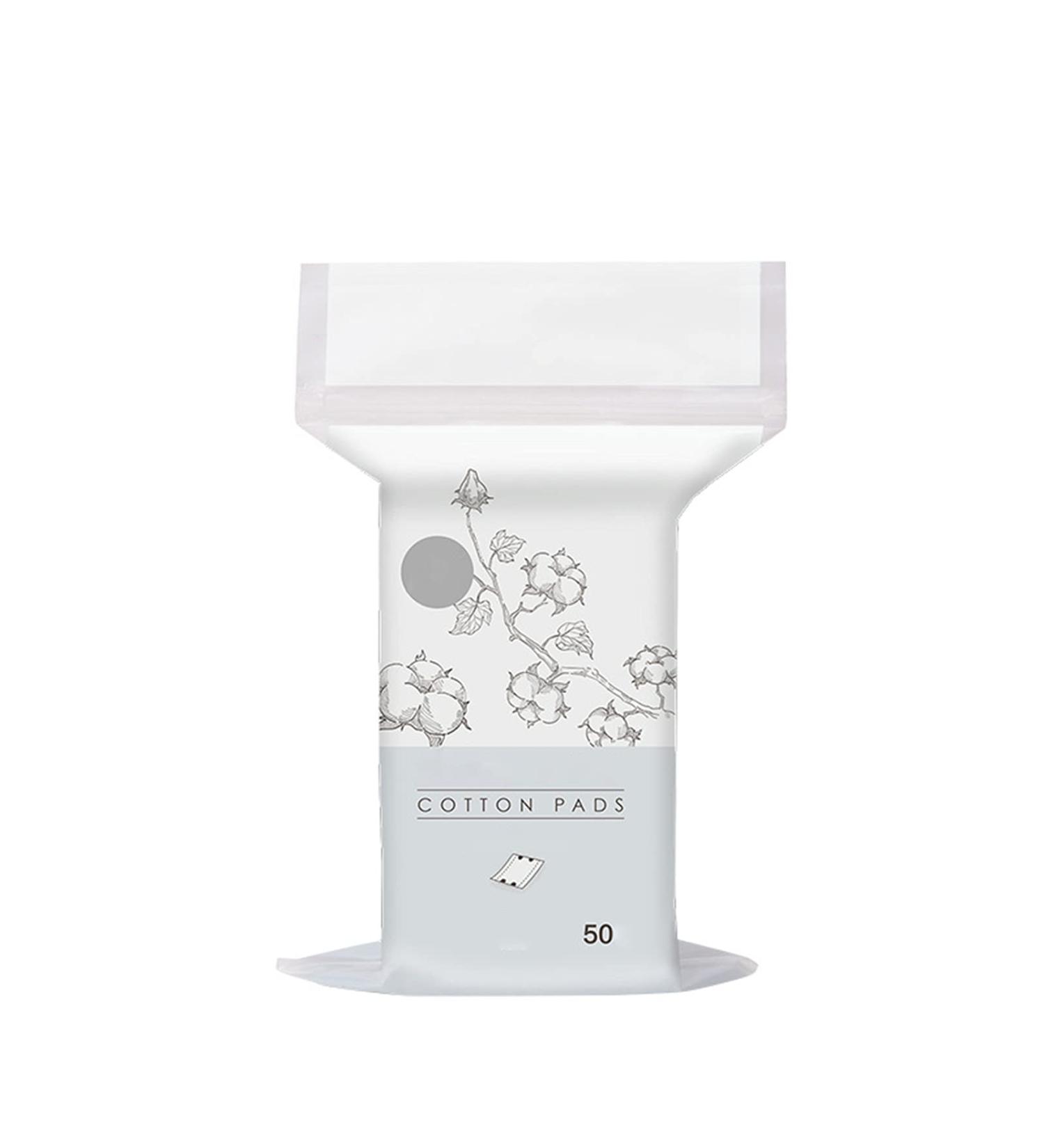 shlutesoy Cosmetic Cotton Strong Water Absorption Cleaning Skin Mini Facial Clean Nail Wipes Debris Skin Care Pad for Travel 50 - Buy Online on GoSupps.com