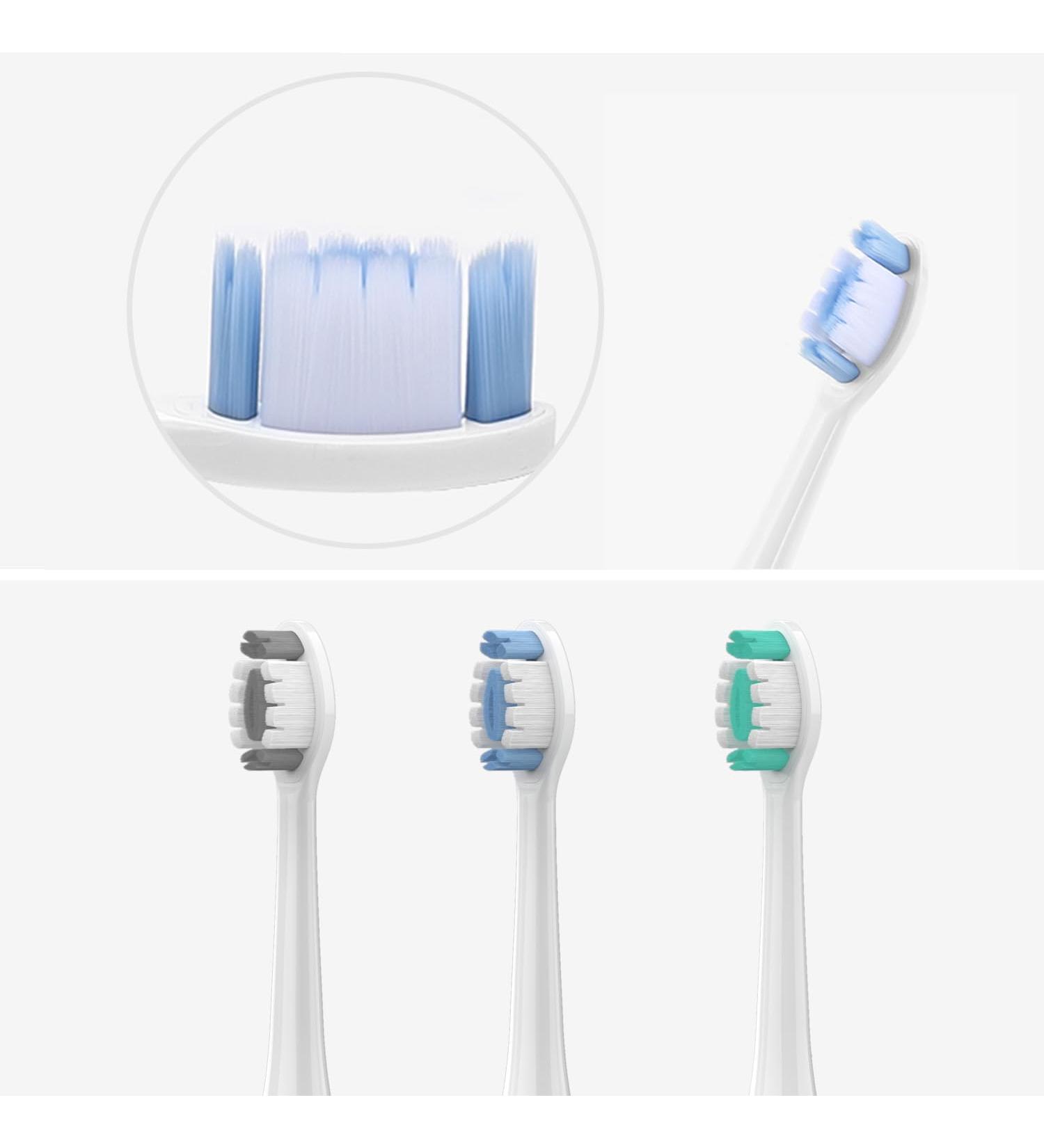 Extra Soft Kids Electric Toothbrush Replacement Heads C2 for Philips Sonicare - 4 White Brush Heads | International Shipping Available - Buy Online on GoSupps.com
