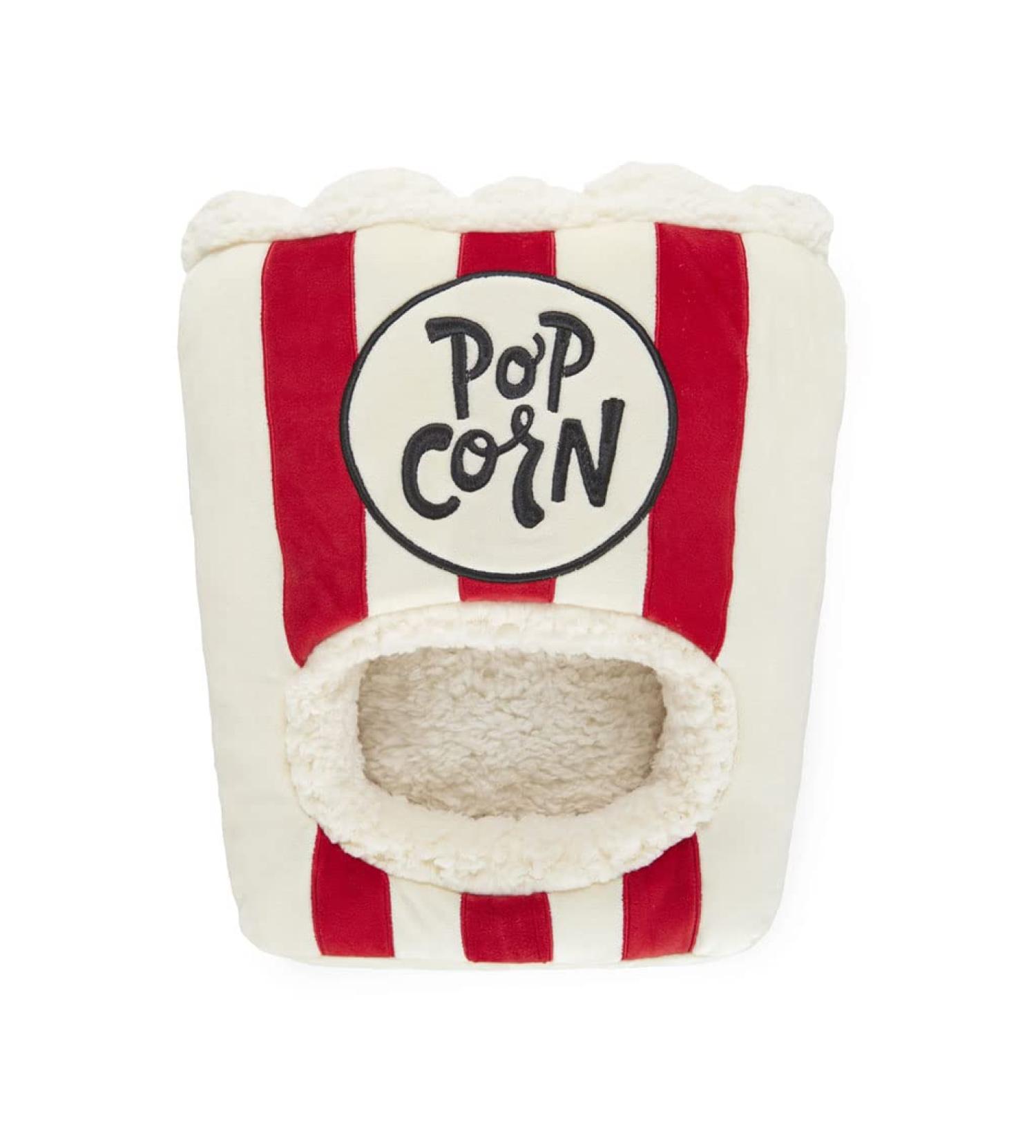 Balvi Foot Warmer Cozy Popcorn Design in White & Red | No More Cold Feet | Durable Polyester 35x30x7 cm | Ideal for Home & Travel - Buy Online on GoSupps.com
