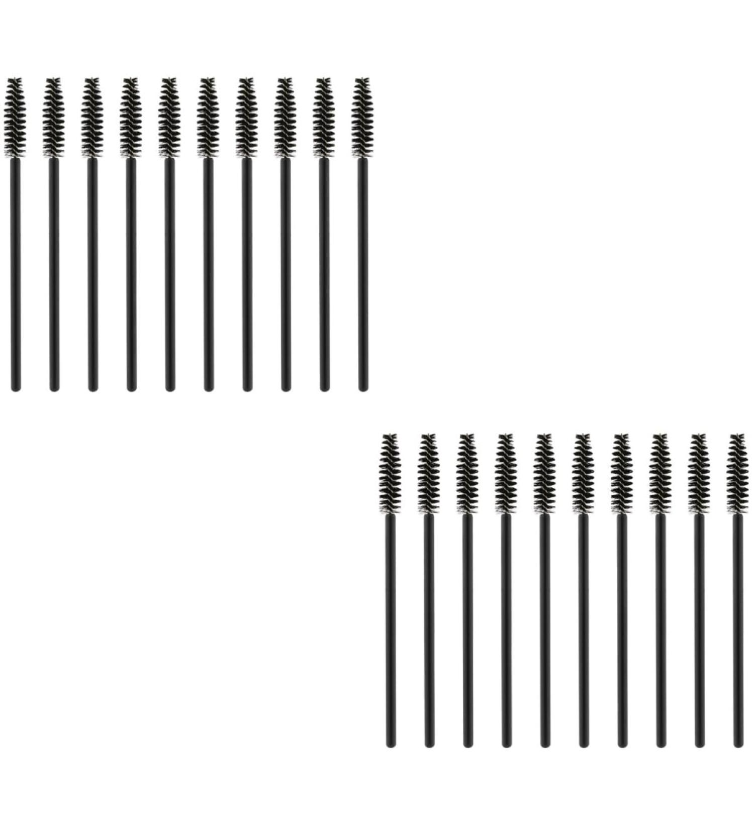 200 Pcs Makeup Mascara Wands | Eyelash Applicators | Black - Perfect for Professionals & DIY Beauty - Buy Online on GoSupps.com