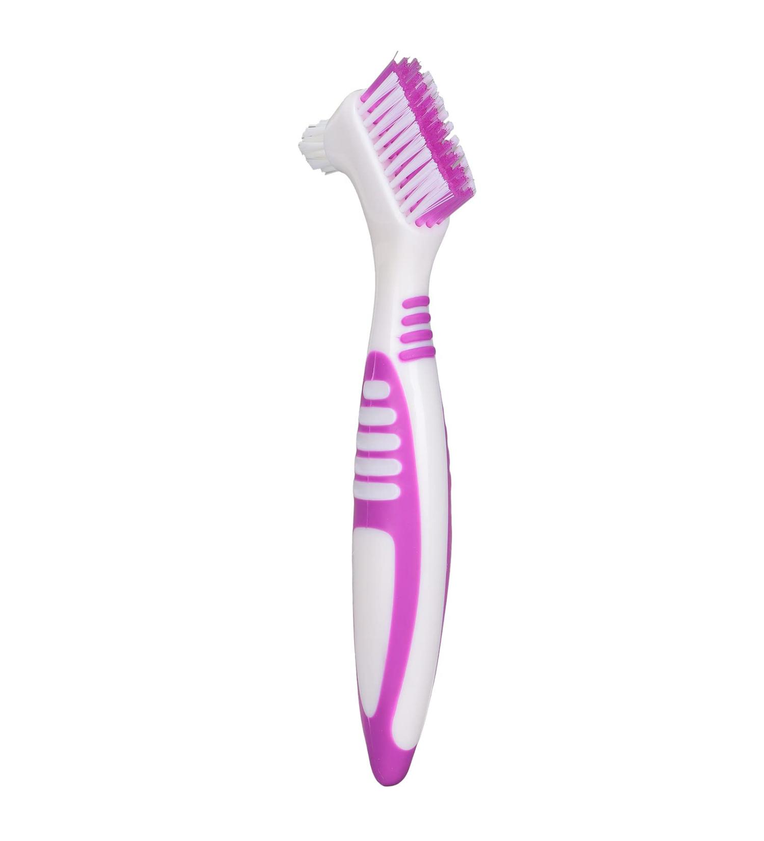 Denture Cleaning Brush Set - Premium Hygiene Cleaner Tool for Denture Care - Buy Online on GoSupps.com