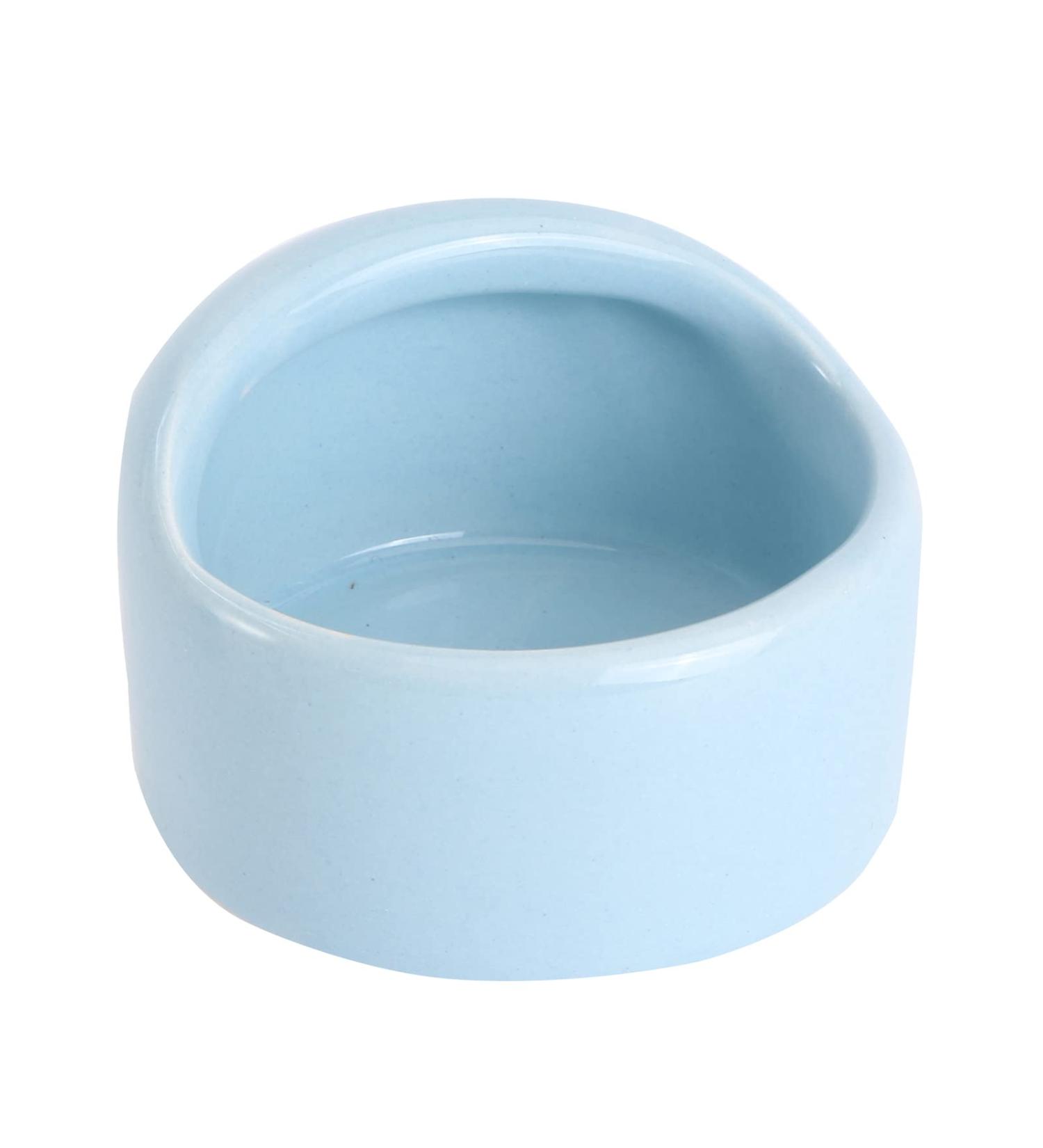 Hamster Bowl- Small Animal Food Dish Hamster Water Bowl for Bunny Guinea Pig Hamster Chinchilla Rabbit Blue - Buy Online on GoSupps.com