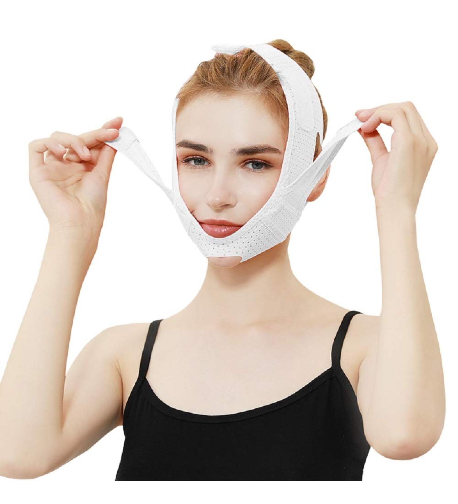 V Line Face Lift for Women | Sagging Skin Eliminator and Anti-Aging Solution | Pain-Free Face Lifting Belt for Double Chin Reduction - Buy Online on GoSupps.com