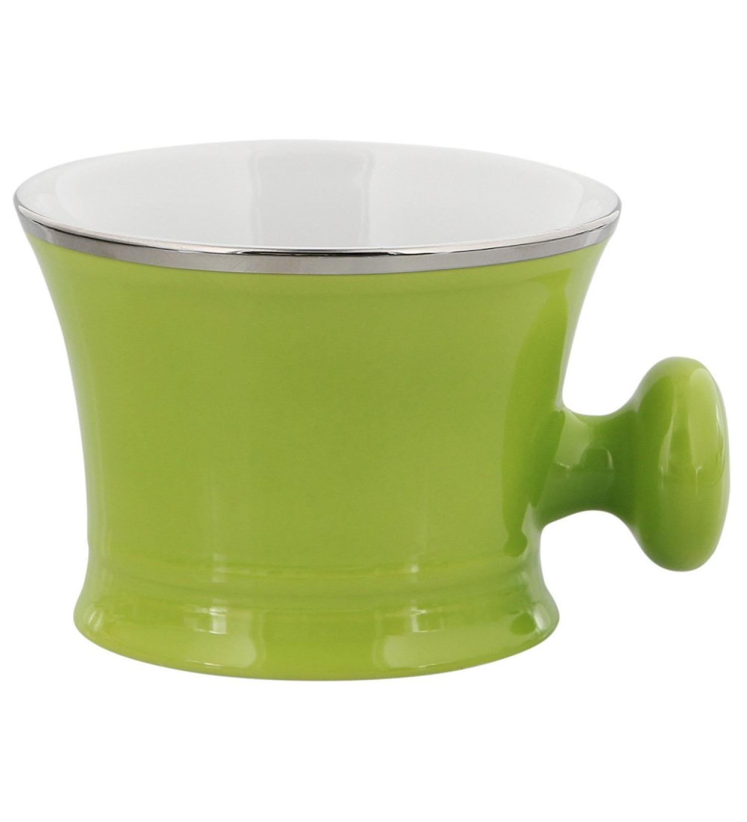 Shop Kosmetex Apple Green Shaving Bowl & Aurawerk FreshGreen Porcelain Shaving Pot Elevate Your Shaving Experience Internationally - Buy Online on GoSupps.com