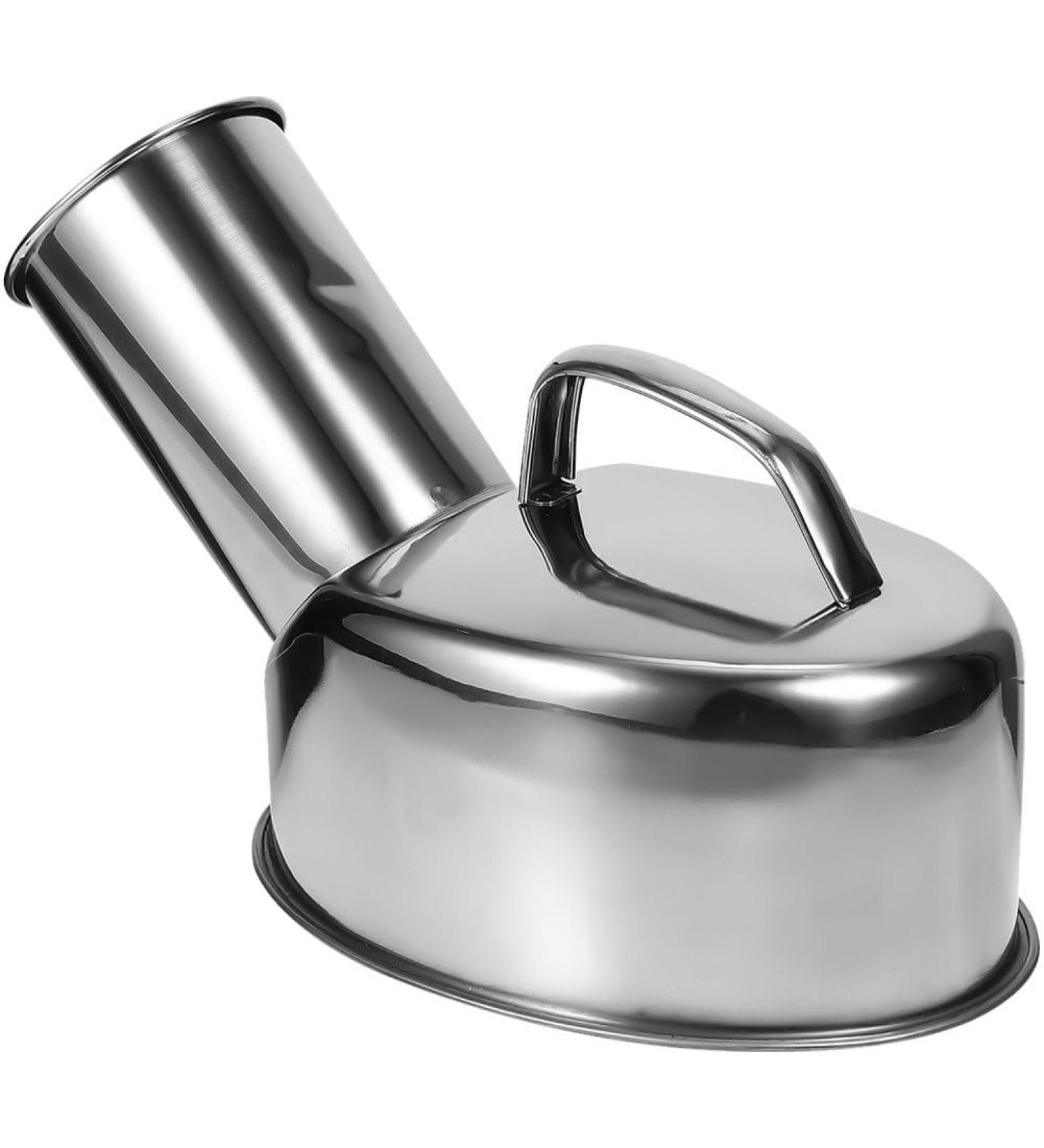 Urinals for Men Spill Proof Male Urinal Urine Bottle Stainless Steel Men Urinal Potty Portable Male Urinal Cups for Incontinence Patient Elderly Travel Driving Camping Urinals - Buy Online on GoSupps.com