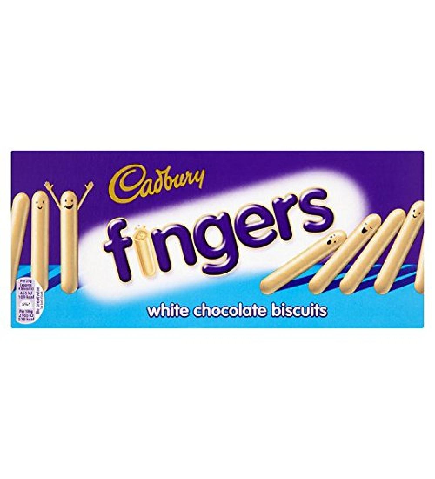 Cadbury Cadbury White Chocolate Fingers 131g