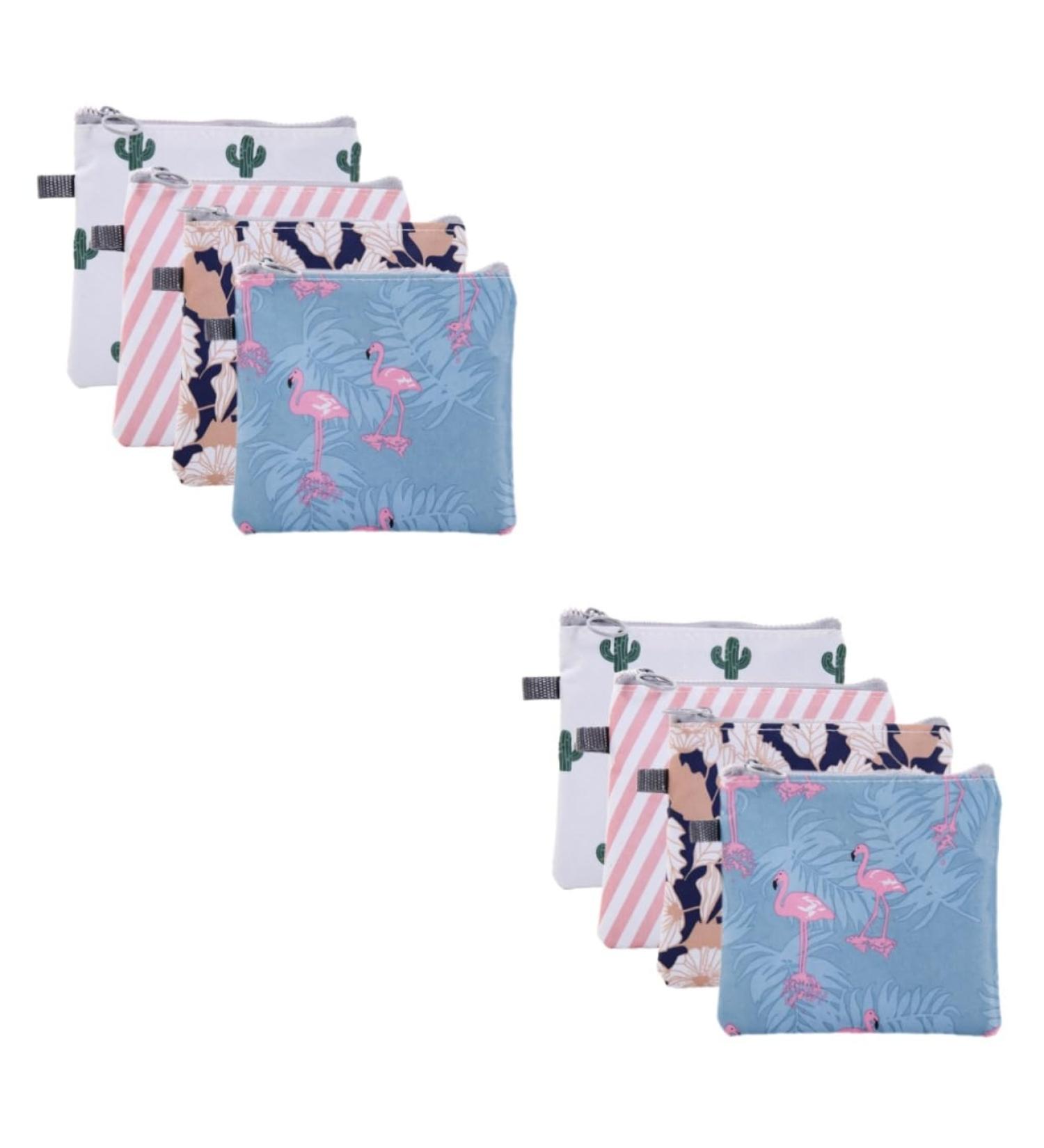 Buy Gleavi 8 pcs Storage Bags for Women's Bandages & Tampons - Stylish Hygiene Bag Organizer | Perfect for Girls & Mothers - Buy Online on GoSupps.com