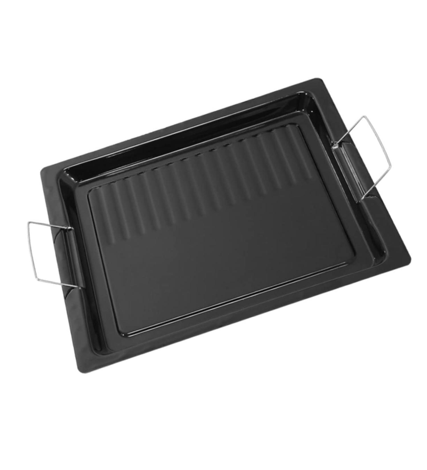Milisten 1pc Grill Plate Iron Baking Plate Non- Stick Frying Plate Non-Stick Grilling Plate Outdoor Griddle Grill Portable Cooking Stove Nonstick Grilling Plate Dinner Plate Fried - Buy Online on GoSupps.com