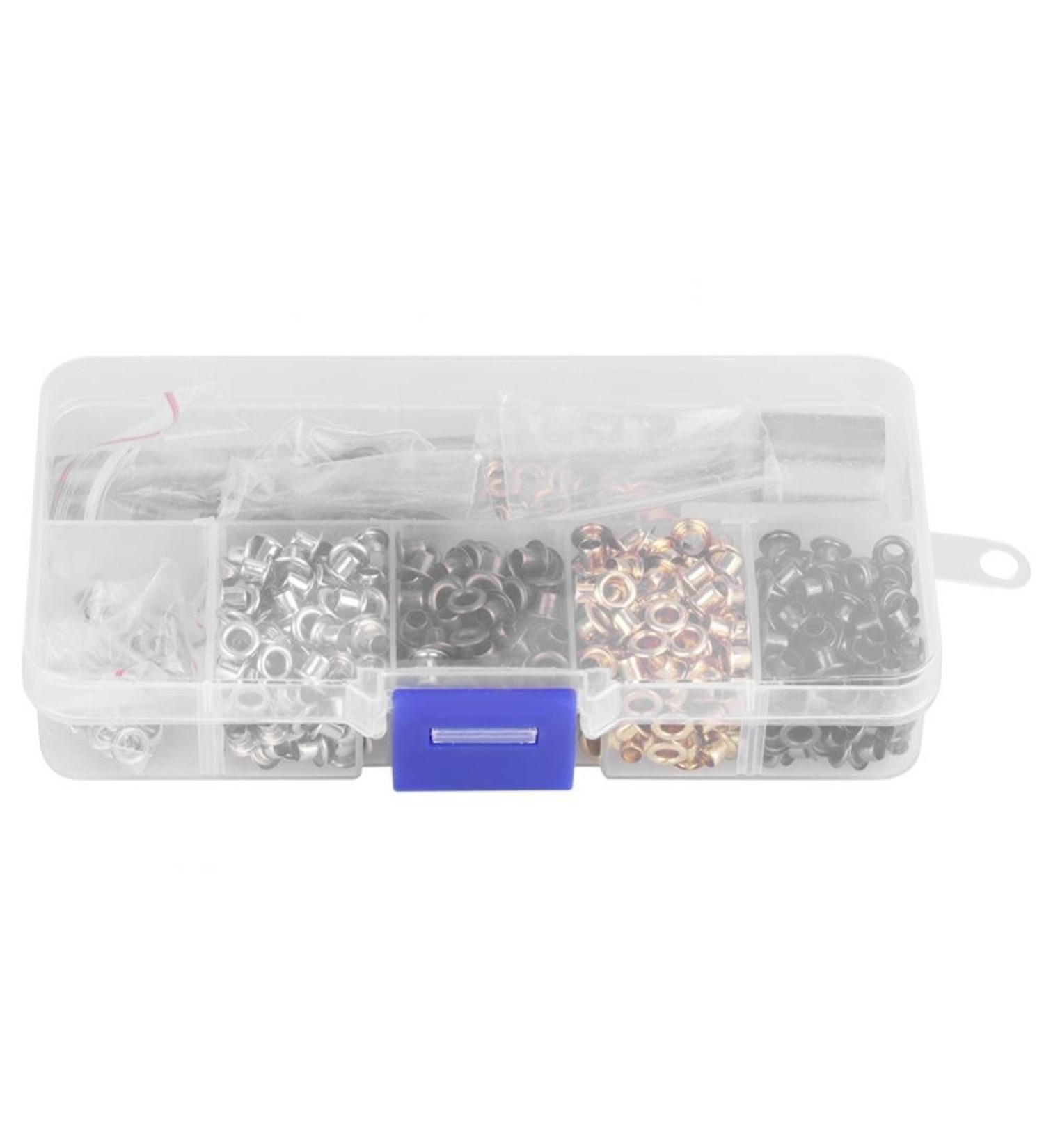 Metal Eyelet Grommet Set - 3mm x 420pcs for Shoes, Belts, Leather, and Crafts - Buy Online on GoSupps.com