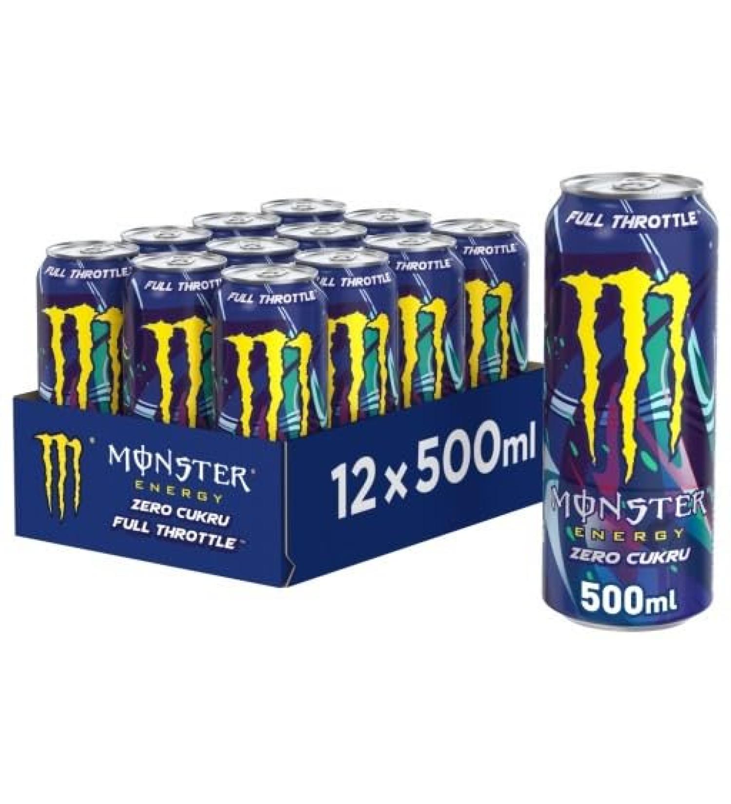  Monster Monster Energy Lewis Hamilton Pack of 12 Sugar-Free Peach and Nectarine Flavored Energy Drinks 500ml - Buy Online on GoSupps.com