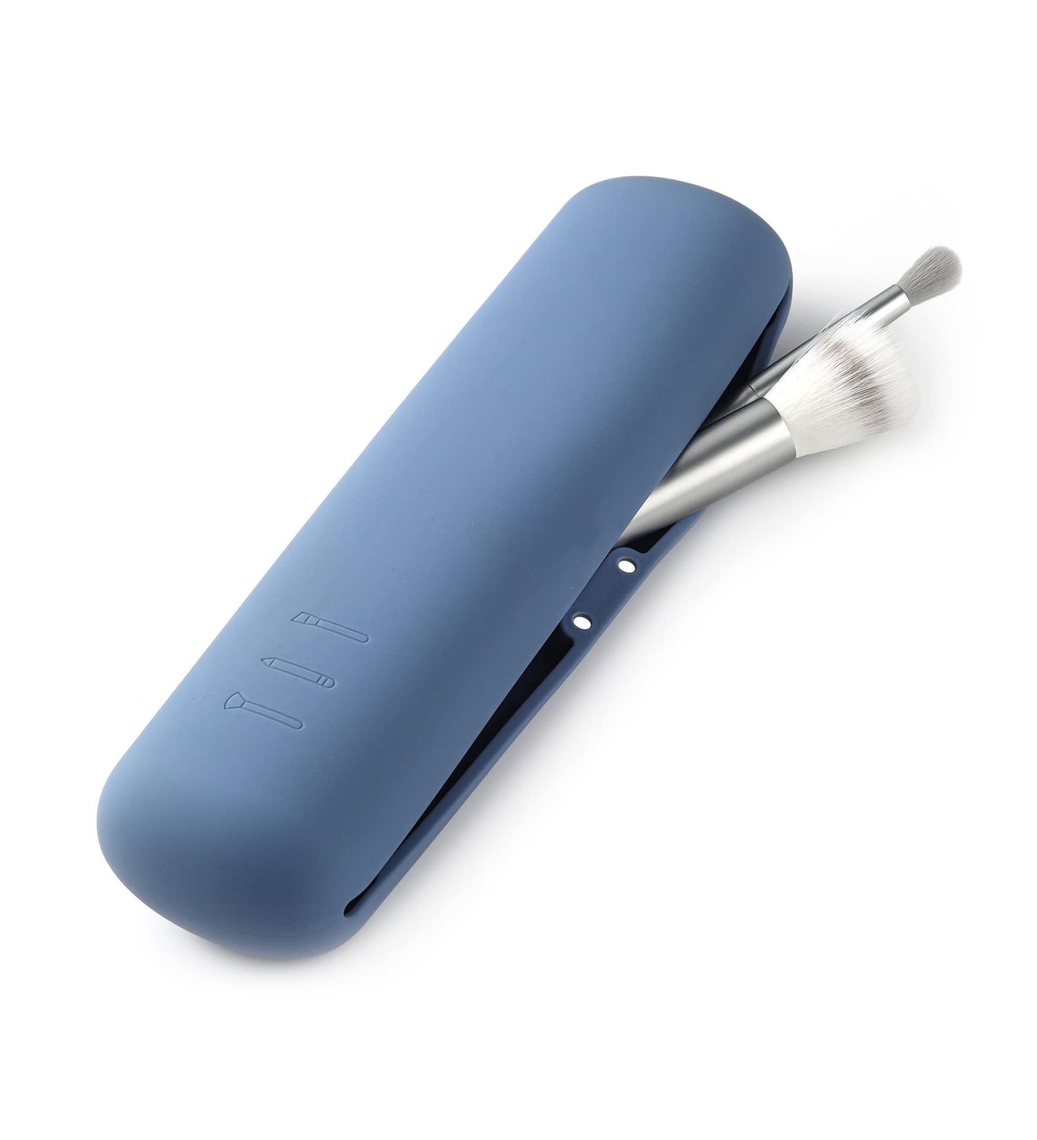 Fnyes Travel Makeup Brush Holder S Blue - Stylish & Portable Organizer for International Shipping - Buy Online on GoSupps.com