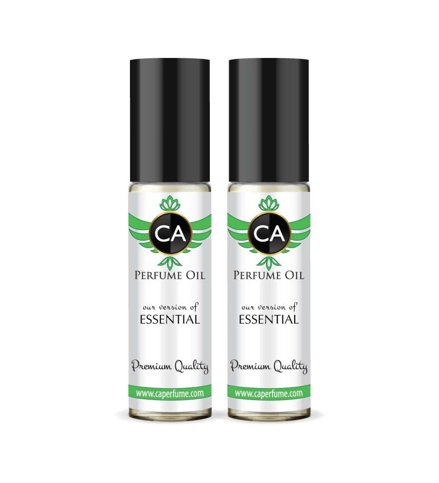 CA Perfume Impression of Essential For Men Replica Fragrance Body Oil Dupes Alcohol-Free Essential Aromatherapy Sample Travel Size Concentrated Long Lasting Attar Roll-On 0.3 Fl Oz-X2 - Buy Online on GoSupps.com